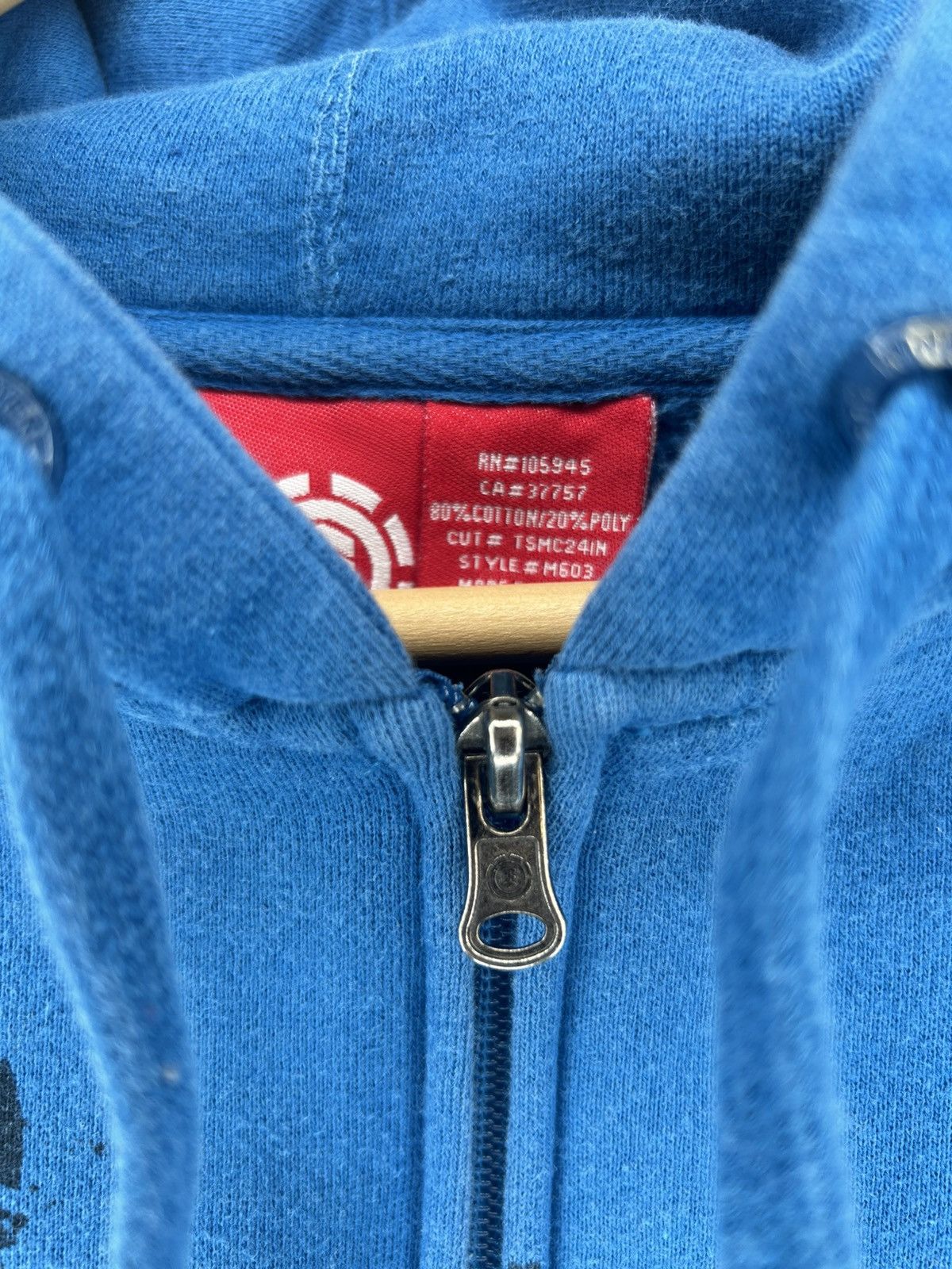 Element Vintage Element Zip Up Skater Hoodie Size US L / EU 52-54 / 3 - 5 Thumbnail