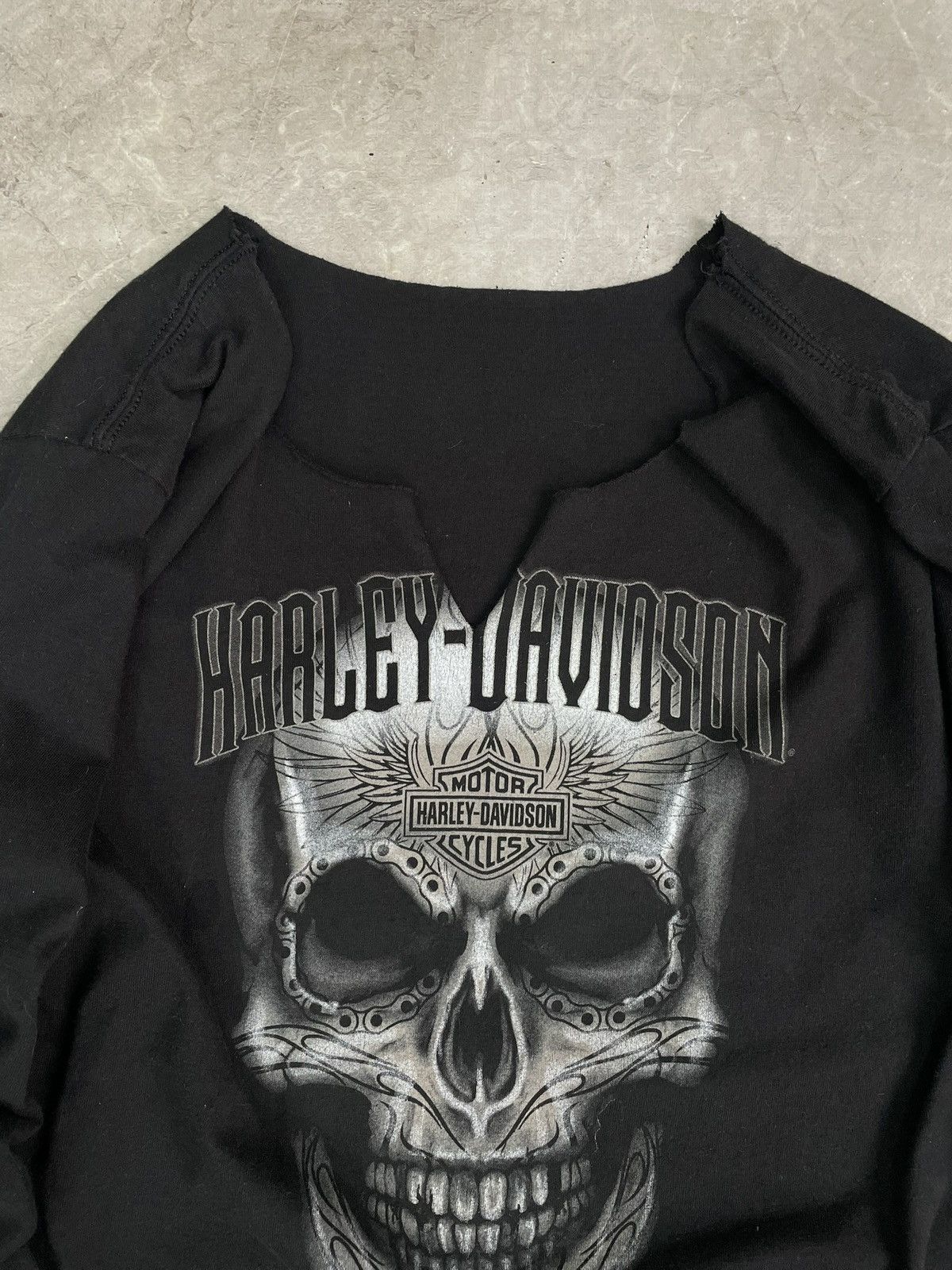 Harley Davidson Harley Davidson style faded flames eagles 90s style hype Size US M / EU 48-50 / 2 - 5 Thumbnail