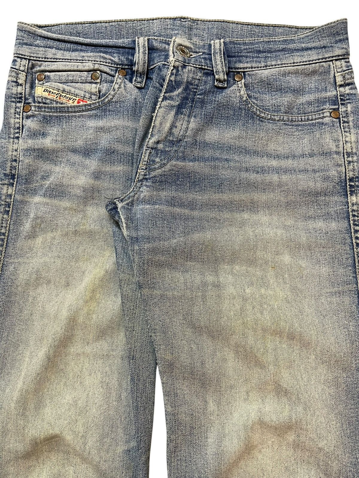 Diesel Vintage Diesel Industry Mud Wash Faded Style Wide Leg Jeans Size US 28 / EU 44 - 4 Thumbnail