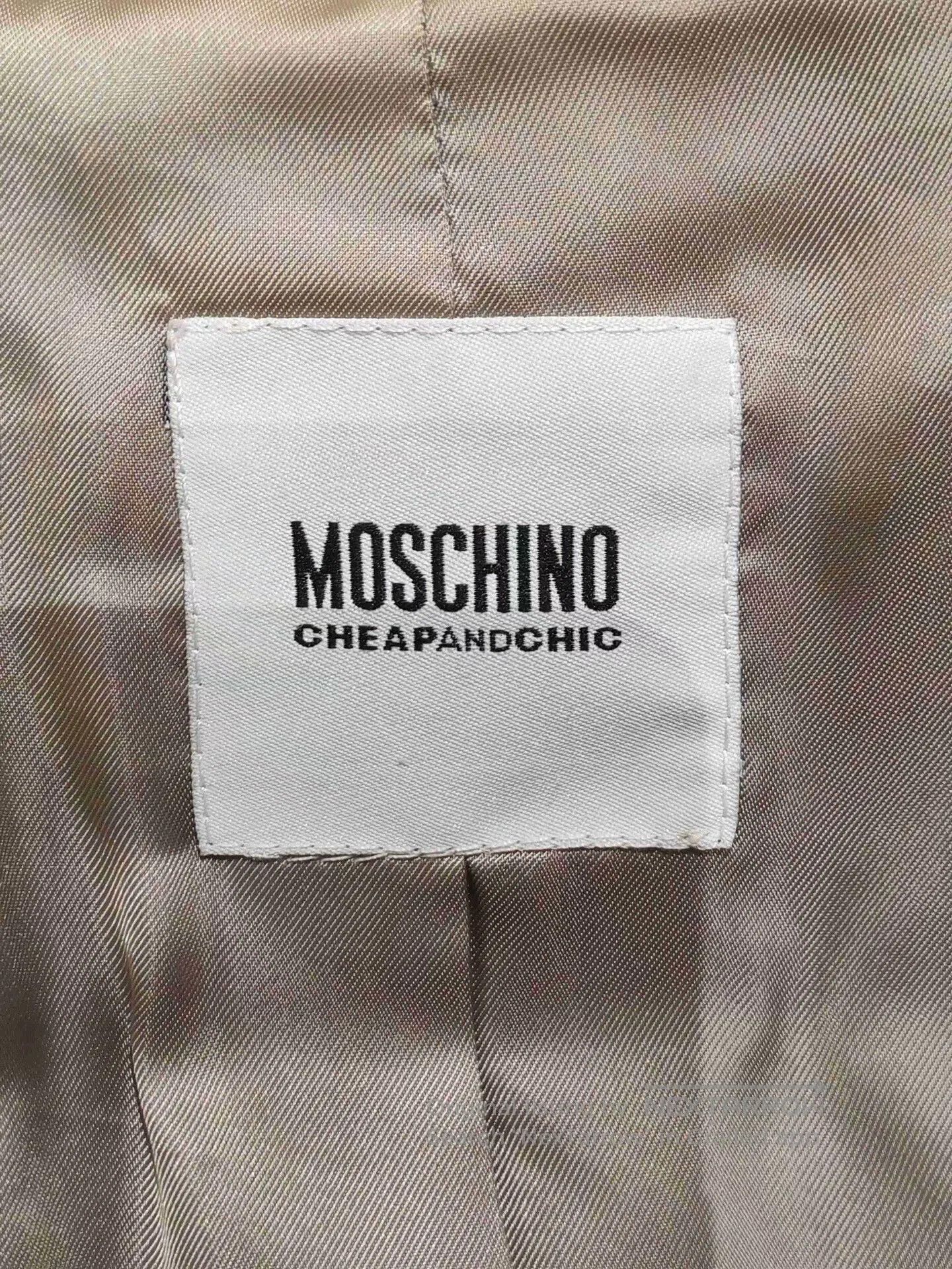 Moschino MOSCHINO CHEAP AND CHIC Wool Coat. Size M / US 6-8 / IT 42-44 - 3 Thumbnail