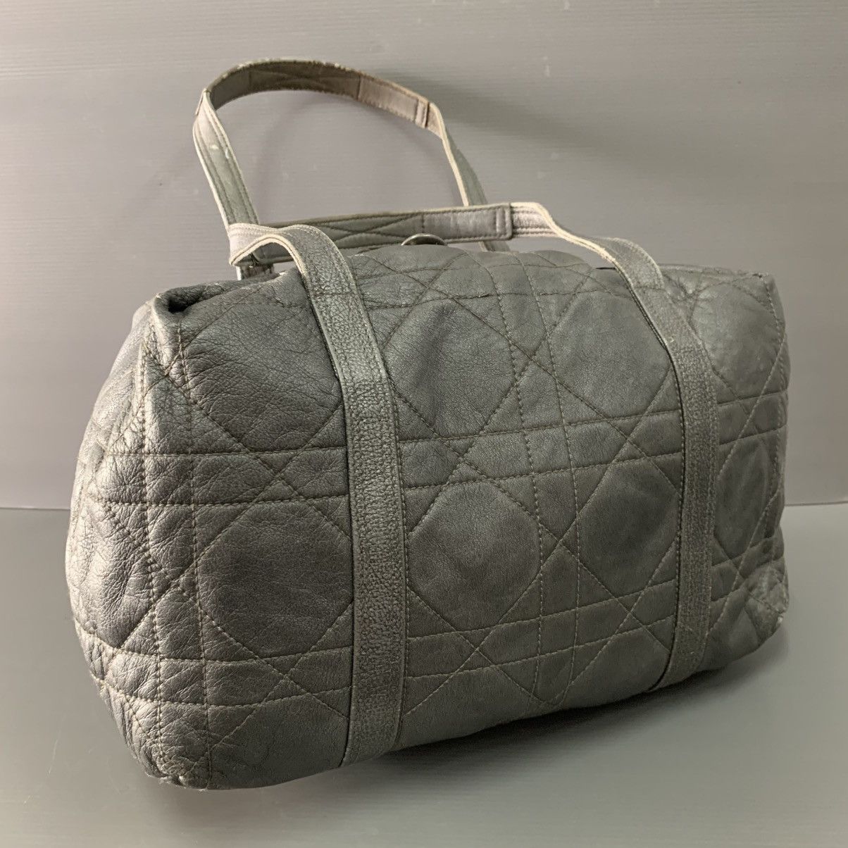 Christian Dior Monsieur Christian Dior Leather Boston Bag Size ONE SIZE - 2 Thumbnail
