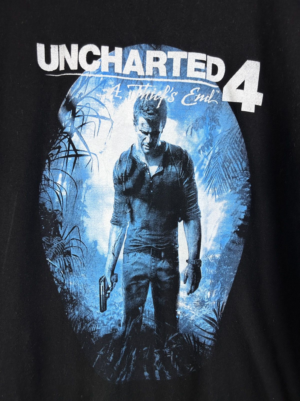 The Game Uncharted 4 A Thief's End Sony PC Game Promo T-Shirt Size US L / EU 52-54 / 3 - 2 Thumbnail