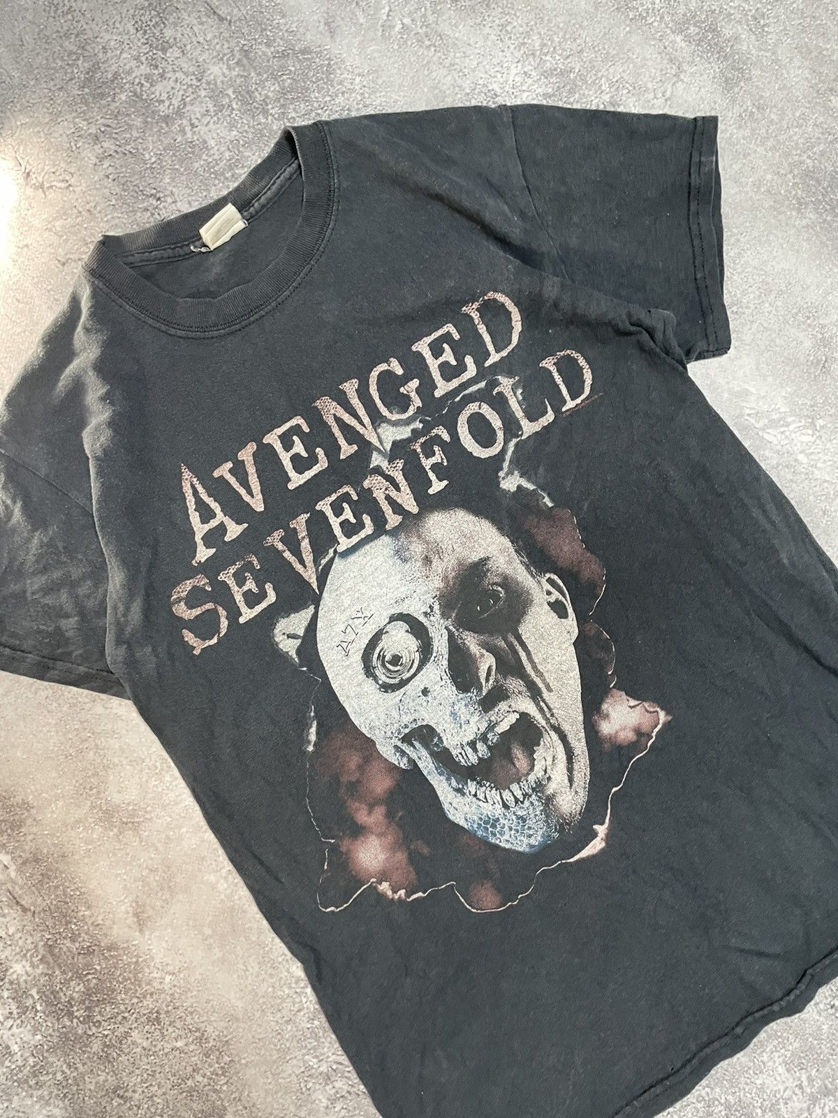 Band Tees × Vintage Vintage Rock Band Tee Avenged Sevenfold fade Punk Grunge Size US M / EU 48-50 / 2 - 2 Thumbnail