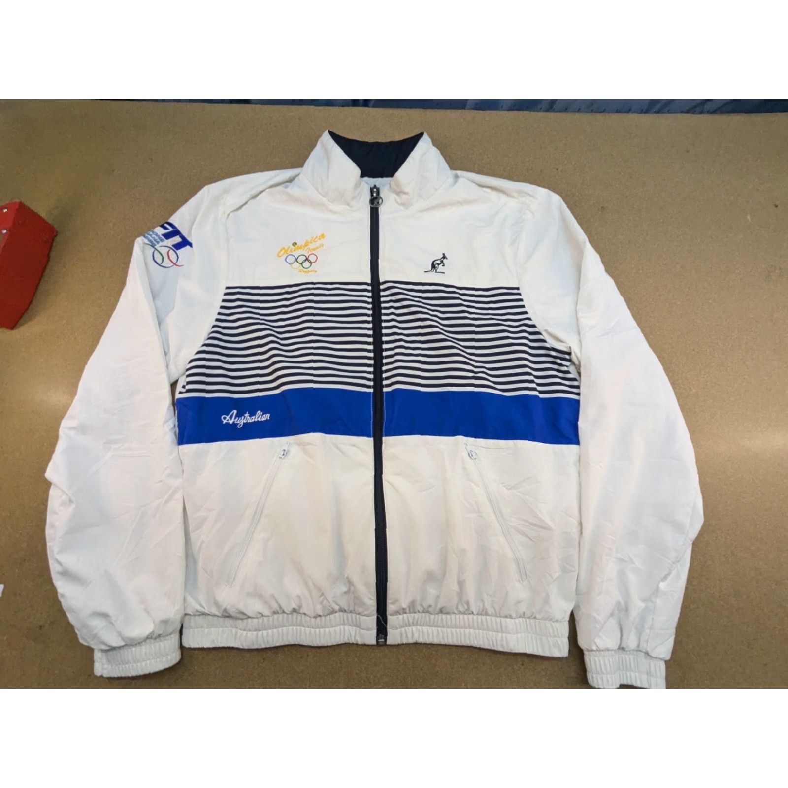 Vintage Australian By L'Alpina Sports Jacket Mens Size S Tennis Olympic Team Italy Shirt Size US S / EU 44-46 / 1 - 2 Thumbnail
