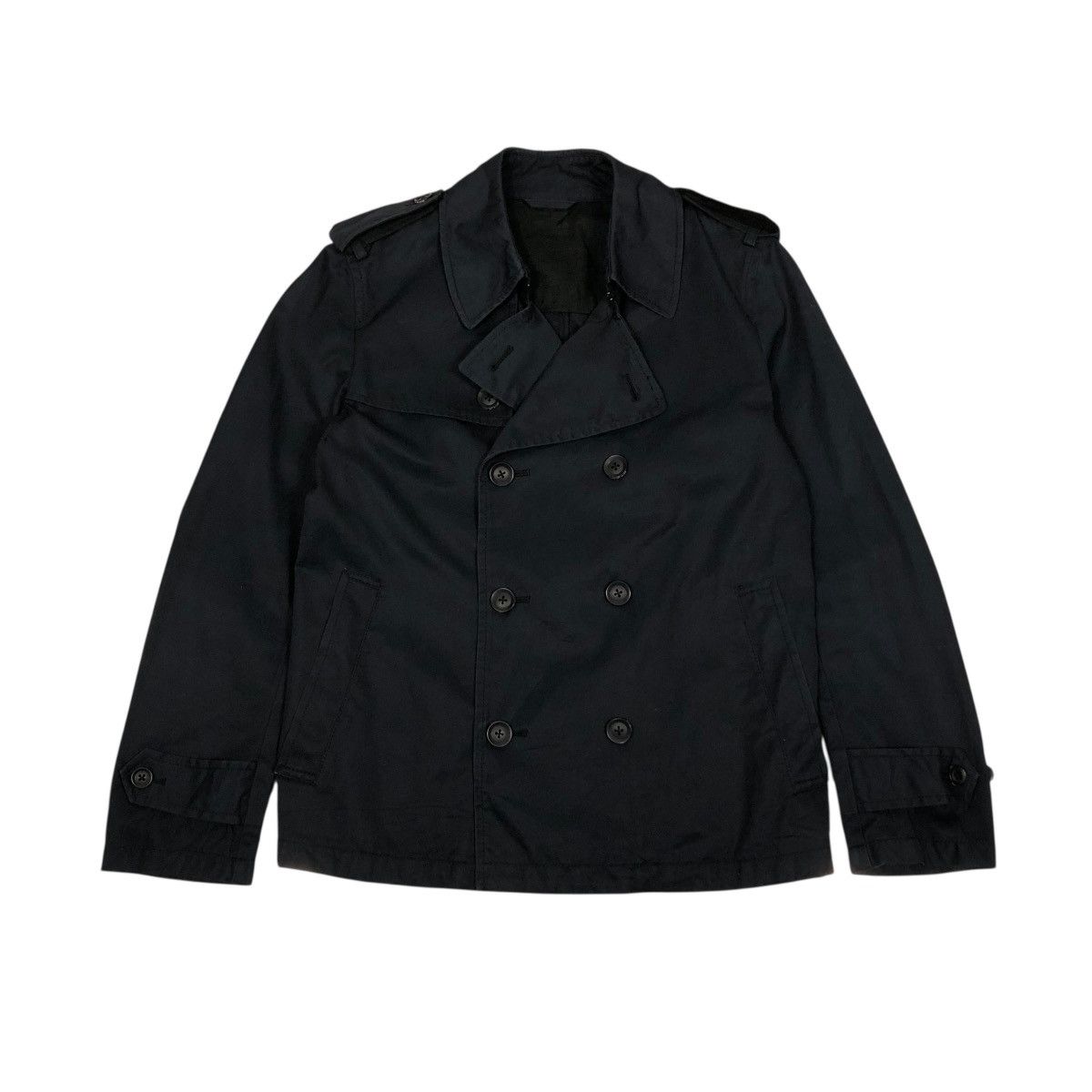 SHIPS 🔥RICH BLACK VINTAGE CHORE JACKET SHIPS JPN ISSEY MIYAKE Size US S / EU 44-46 / 1 - 1 Thumbnail