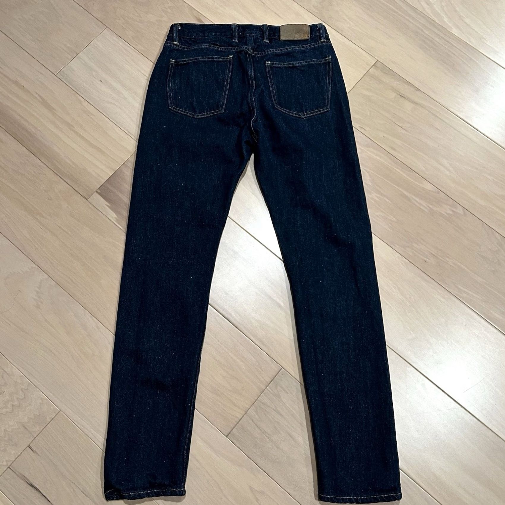 Taylor Stitch Taylor Stitch The Slim Jean Mid Wash Organic Selvedge Men’s 31 Jeans Slim Dark Blue 5-Pocket Mens Size US 31 - 3 Thumbnail