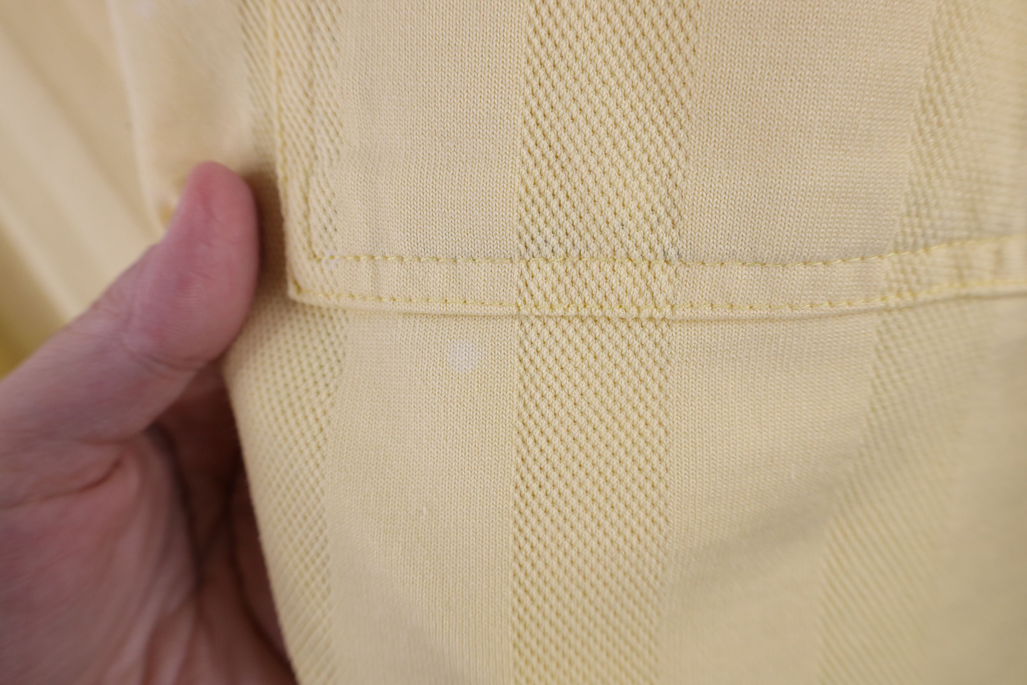 Vintage Vintage 90s Streetwear Mesh Striped Pullover Polo Shirt Size US XXL / EU 58 / 5 - 6 Thumbnail