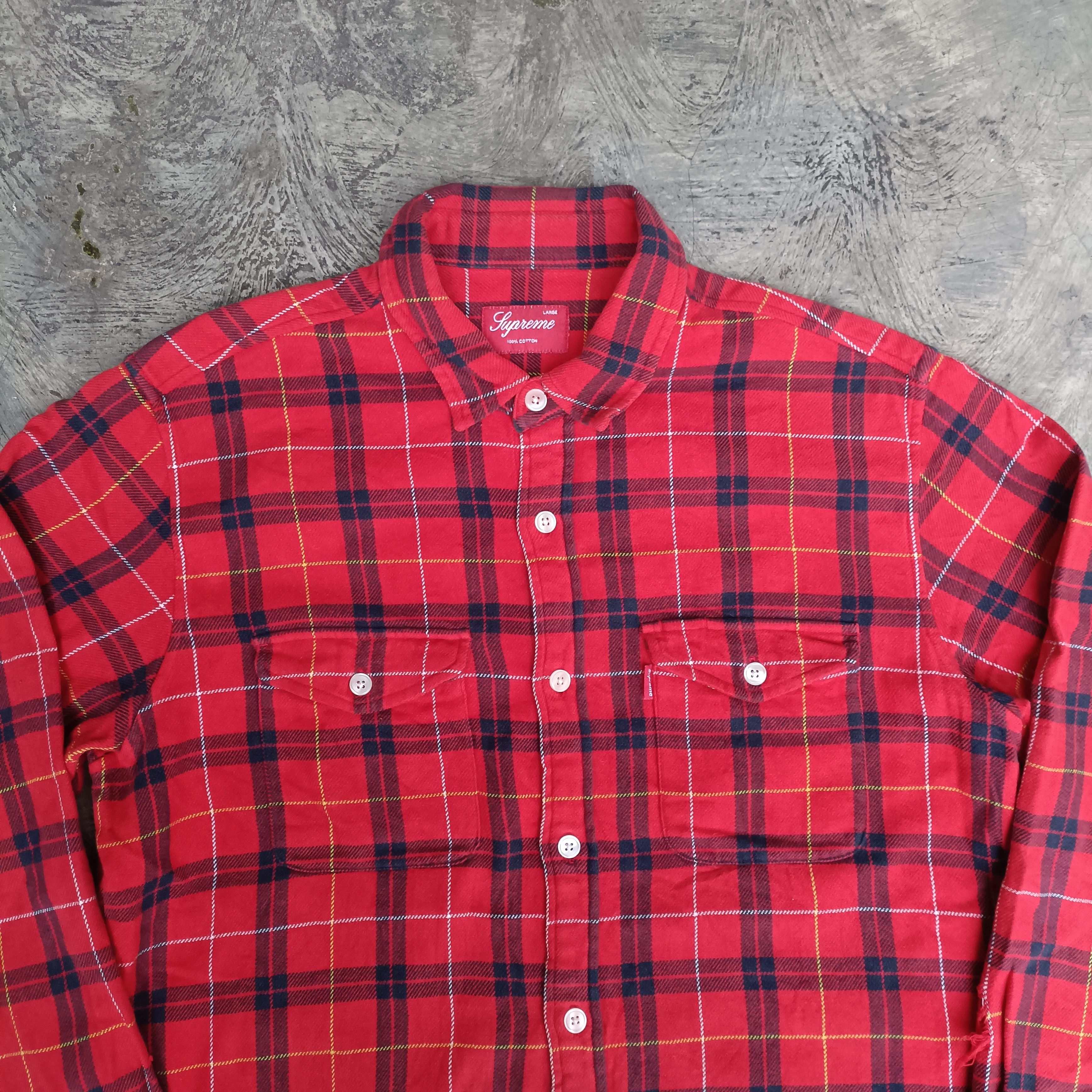 Supreme SUPREME FLANNEL SHIRT Size US L / EU 52-54 / 3 - 2 Thumbnail
