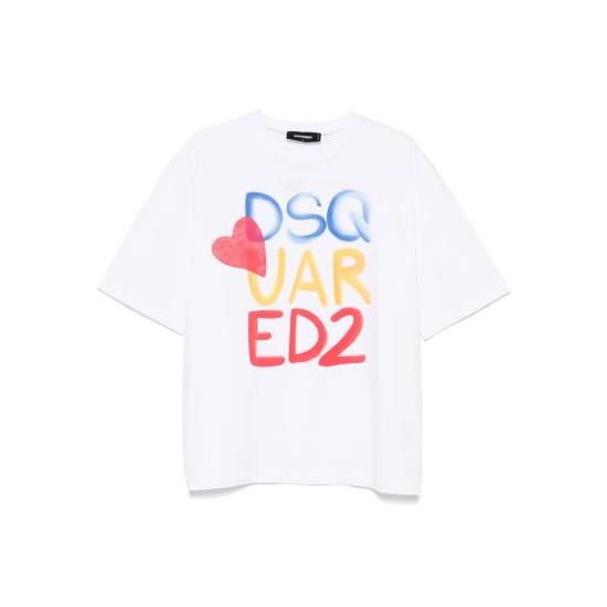 DSQUARED2｜ (S74GD1394 D20020 100) Dsquared2 DSQUARED2 Men T-Shirts S74GD1394 D20020 100 White