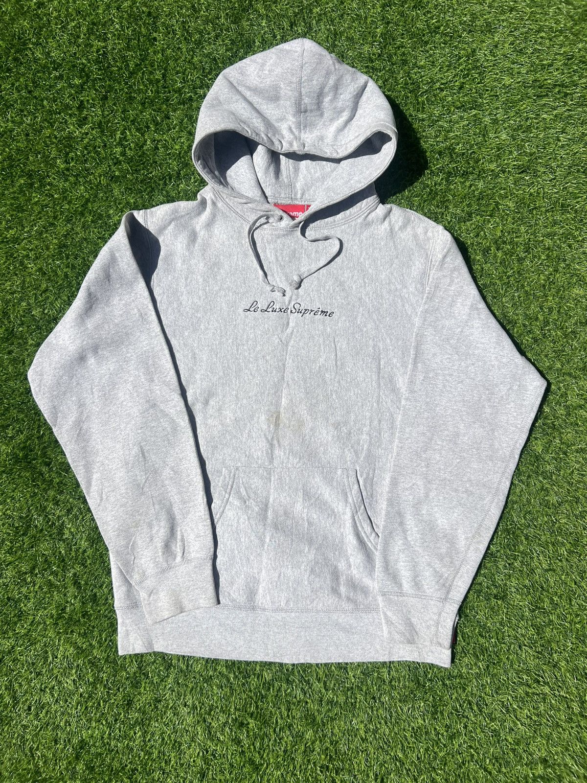 Supreme Supreme Le Luxe Hooded Sweatshirt (Gray) Size US M / EU 48-50 / 2 - 1 Thumbnail