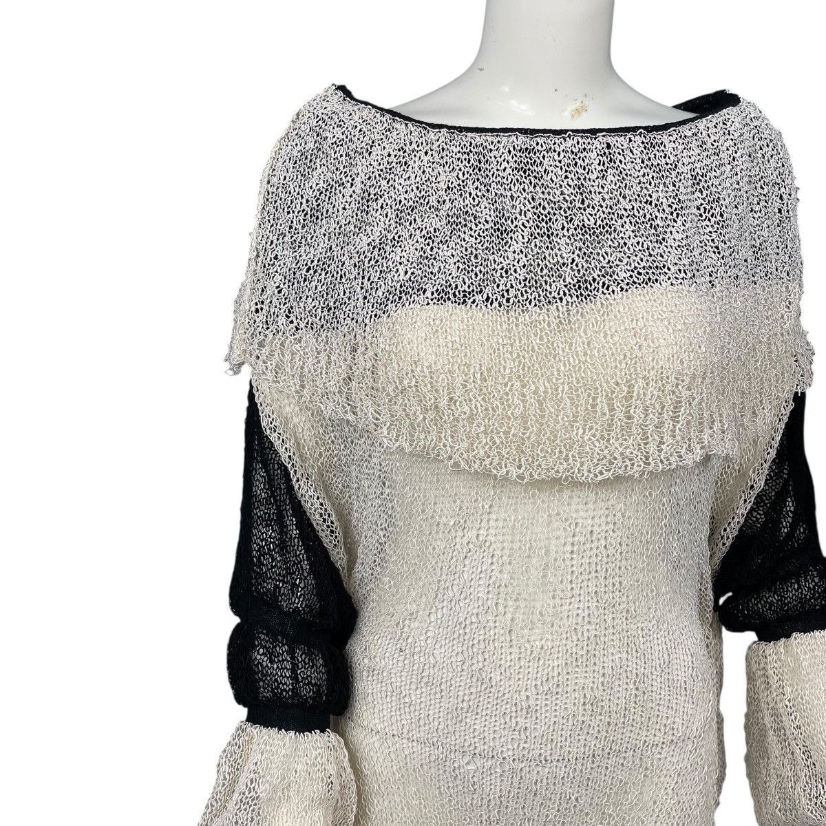 Issey Miyake Vintage 80s Issey Miyake Cordknit Tunic Dress Size M / US 6-8 / IT 42-44 - 9 Thumbnail