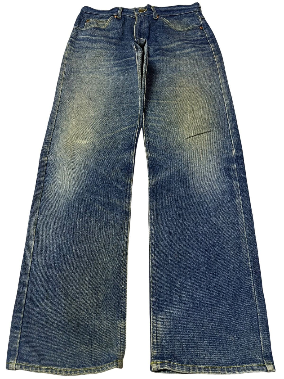 Lee Vtg Lee Japan Mud Washed Distressed Jeans Size US 30 / EU 46 - 1 Thumbnail