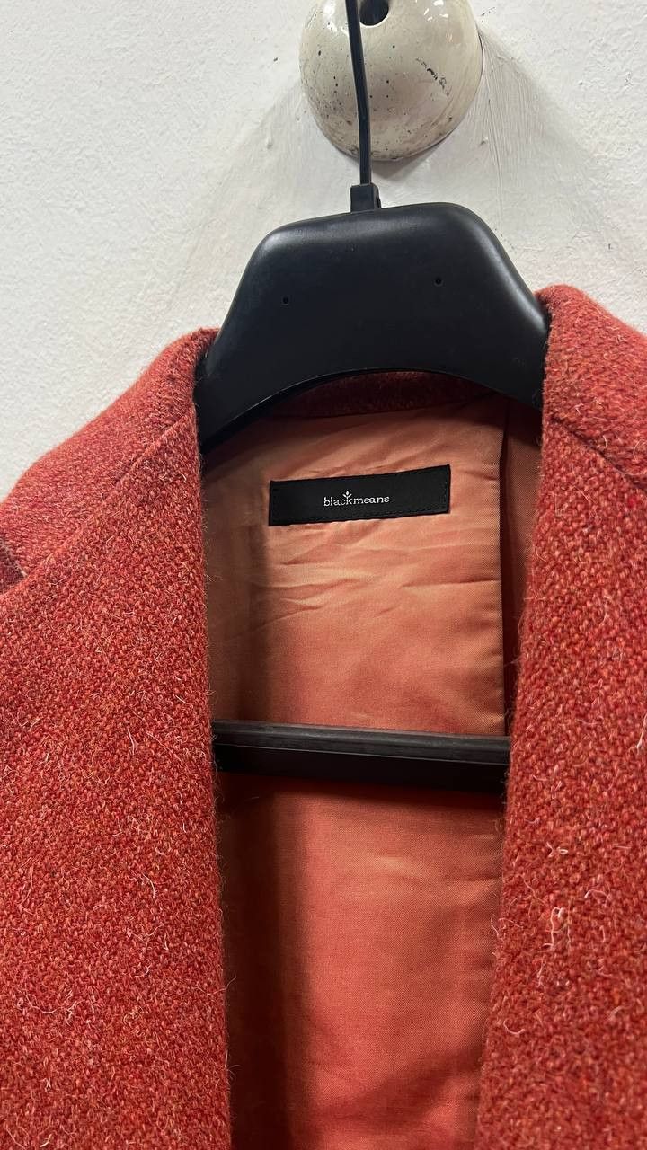 Blackmeans AW14 Blackmeans Vermillion Red Embroidered Tweed Coat Size US S / EU 44-46 / 1 - 6 Thumbnail