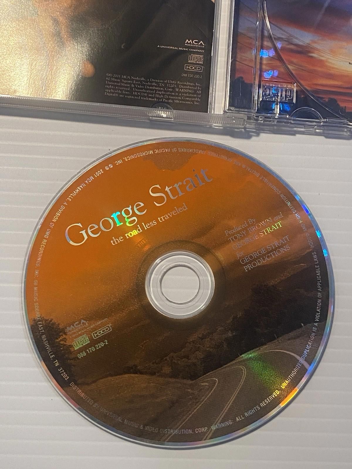 Other The Road Less Traveled Music CD George Strait MCA Nashville Size ONE SIZE - 6 Thumbnail
