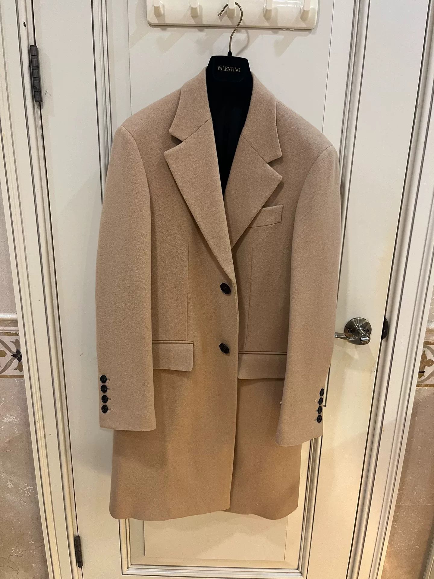 Lanvin Lanvin Brown Wool Single-Breasted Coat Size US S / EU 44-46 / 1 - 1 Thumbnail