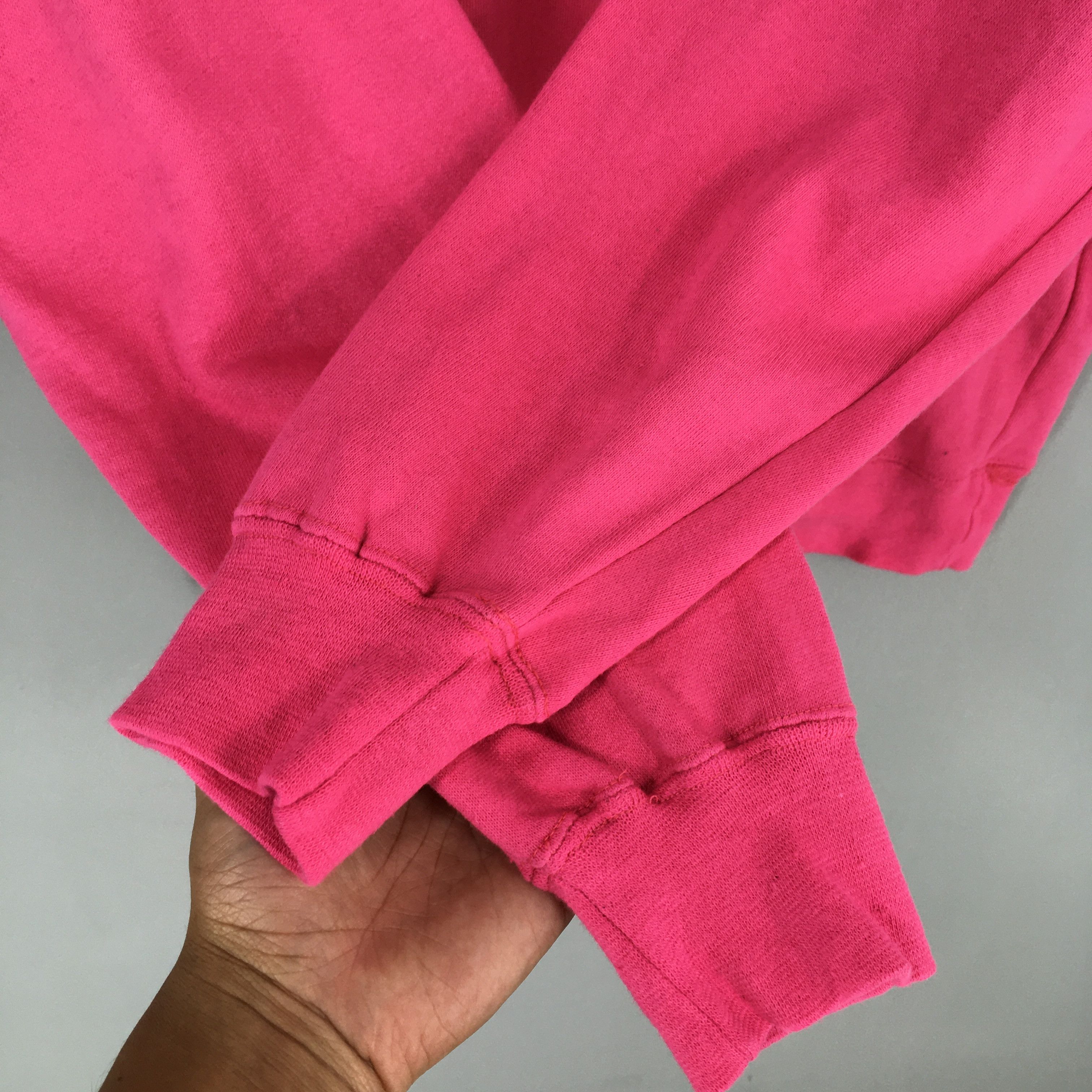 Vintage Vintage 90s Elle Alpha Pink Sweatshirt Medium Size US M / EU 48-50 / 2 - 4 Thumbnail