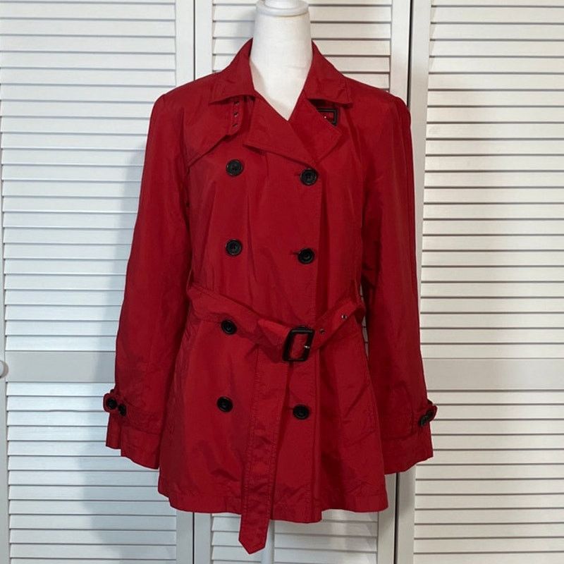 Other Gallery Vintage Red Classic Trench Coat Mid-Length M Size M / US 6-8 / IT 42-44 - 1 Thumbnail