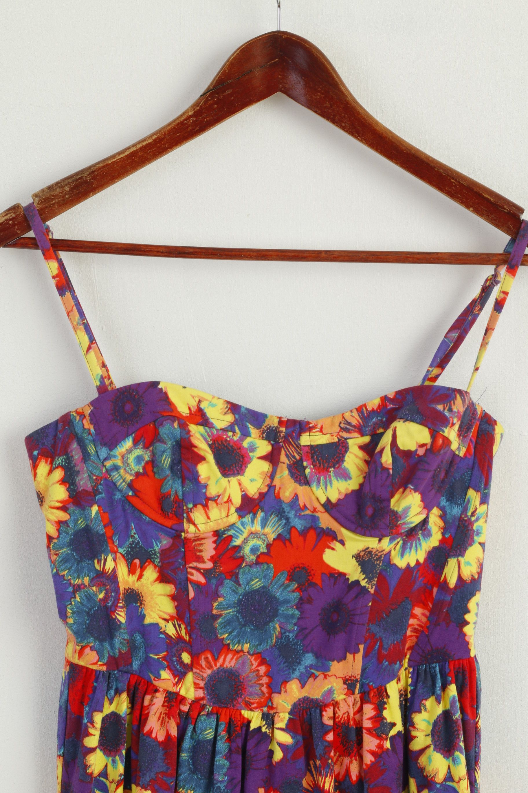 Other H by Henry Holland Women 10 S Dress Purple Floral 9011 Size S / US 4 / IT 40 - 3 Thumbnail