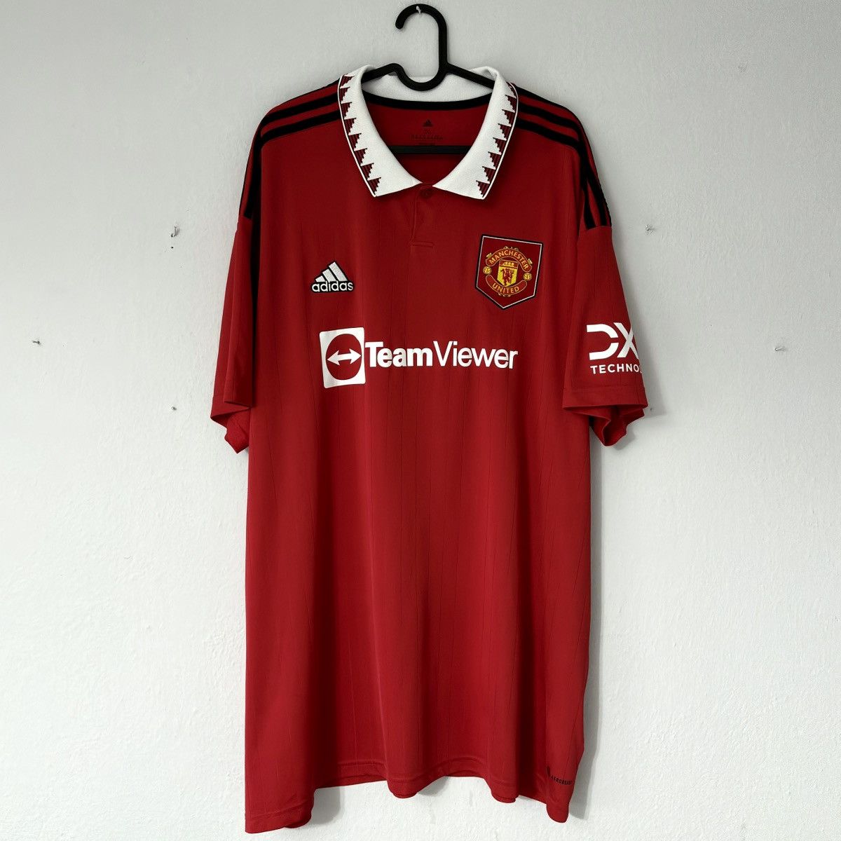 Adidas 2022 2023 Manchester 3XL Adidas Home Kit Soccer Jersey MU FC Size US XXL / EU 58 / 5 - 3 Thumbnail