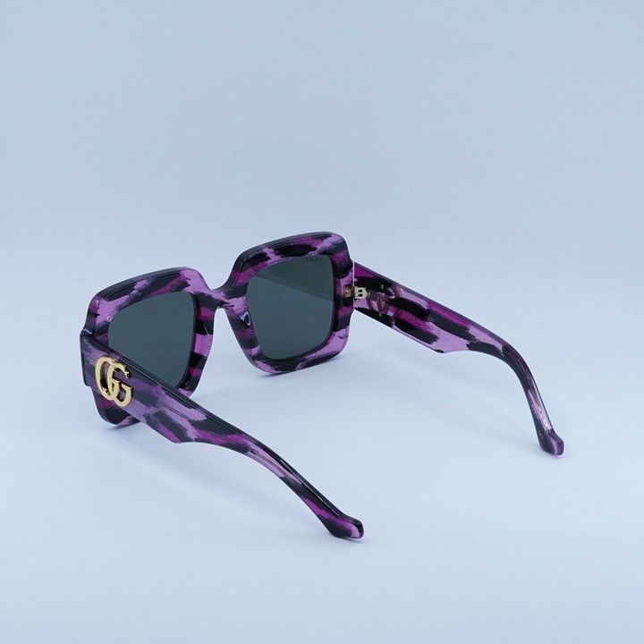 Gucci Gucci GG1547S 003 Sunglasses Glitter Fuchsia With Black Size ONE SIZE - 6 Thumbnail