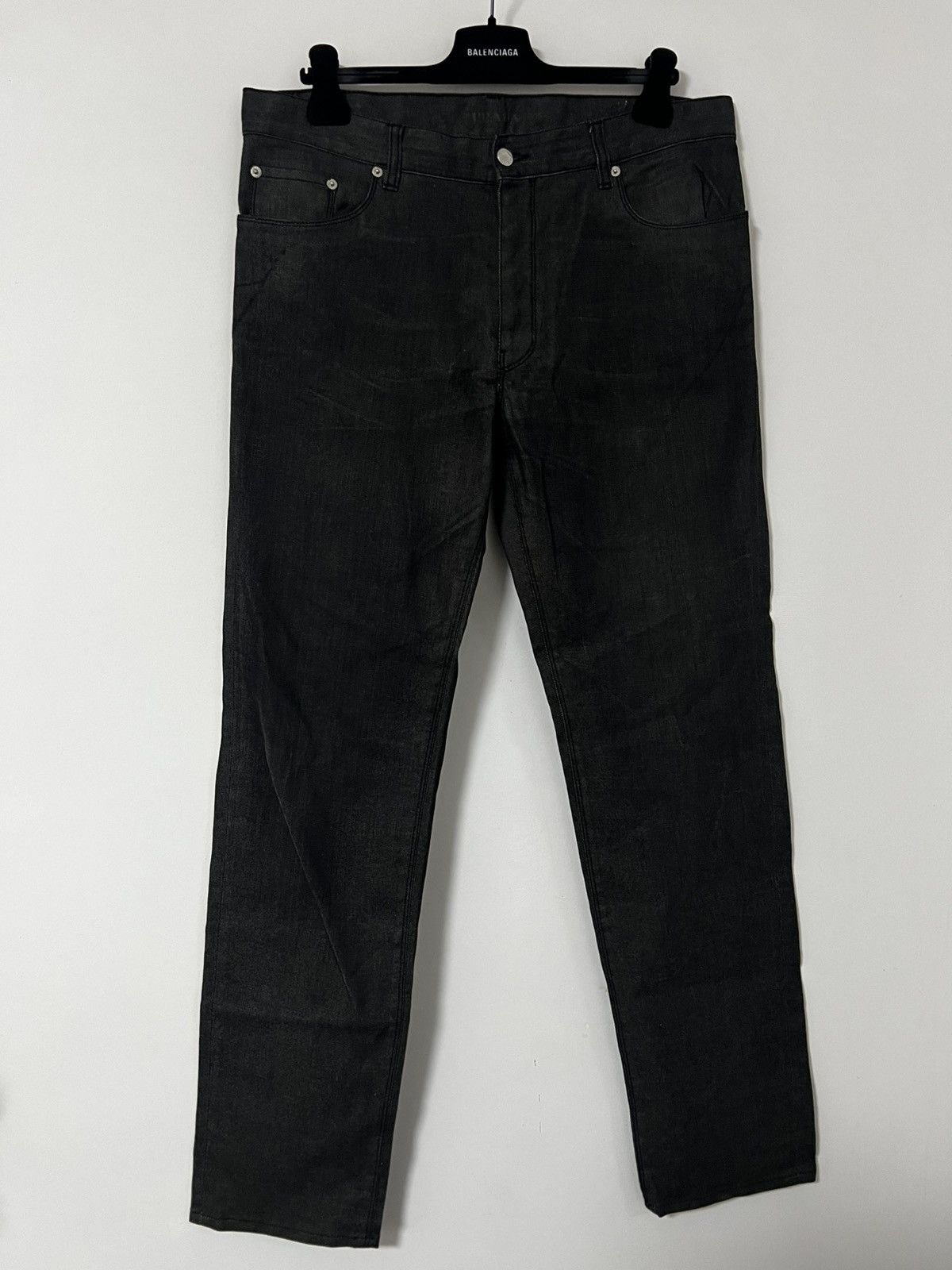 Prada Black prada jeans denim pants xxl Size US 35 - 1 Thumbnail