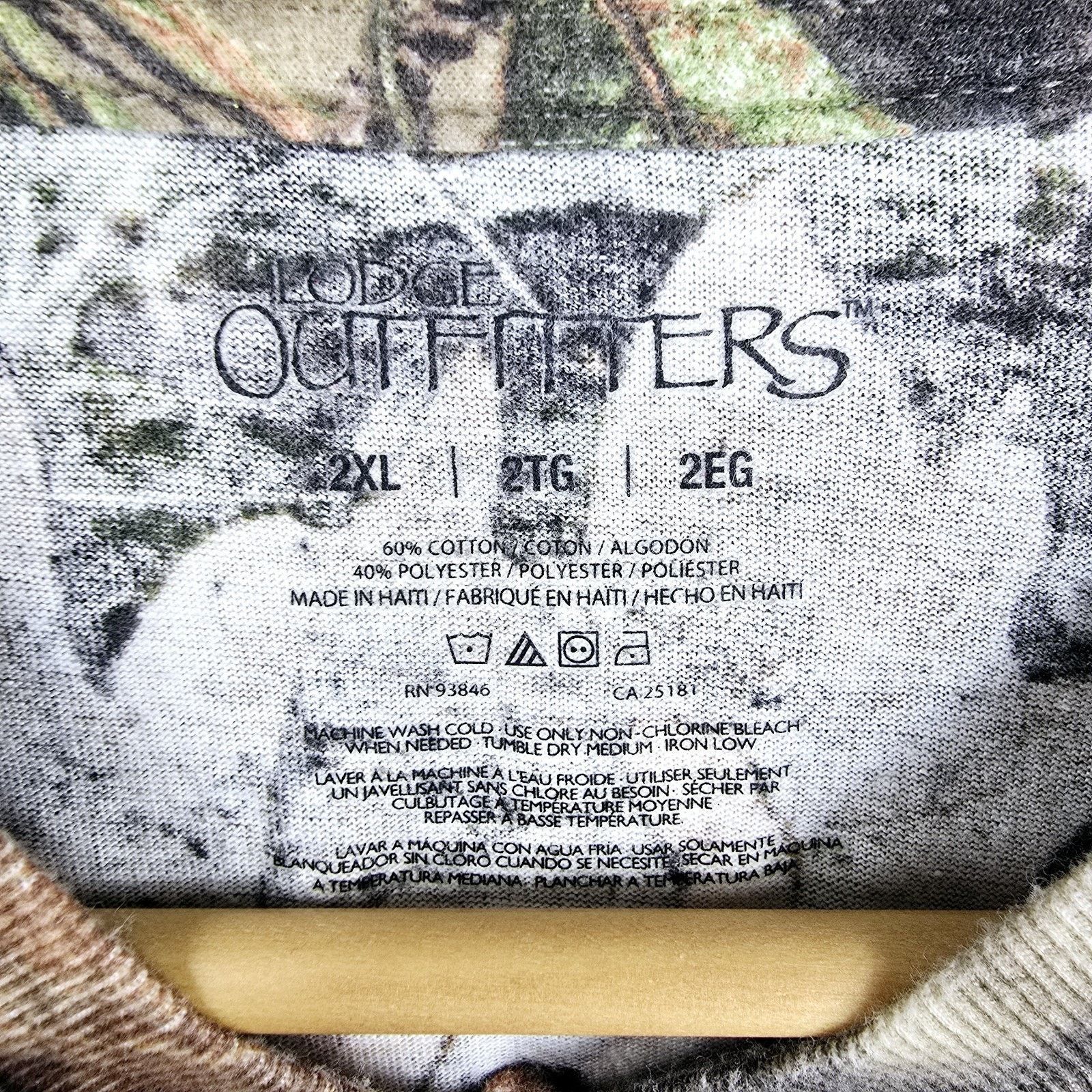 Other Lodge Outfitters Mossy Oak Camo Long Sleeve T-Shirt XXL Size US XXL / EU 58 / 5 - 5 Thumbnail