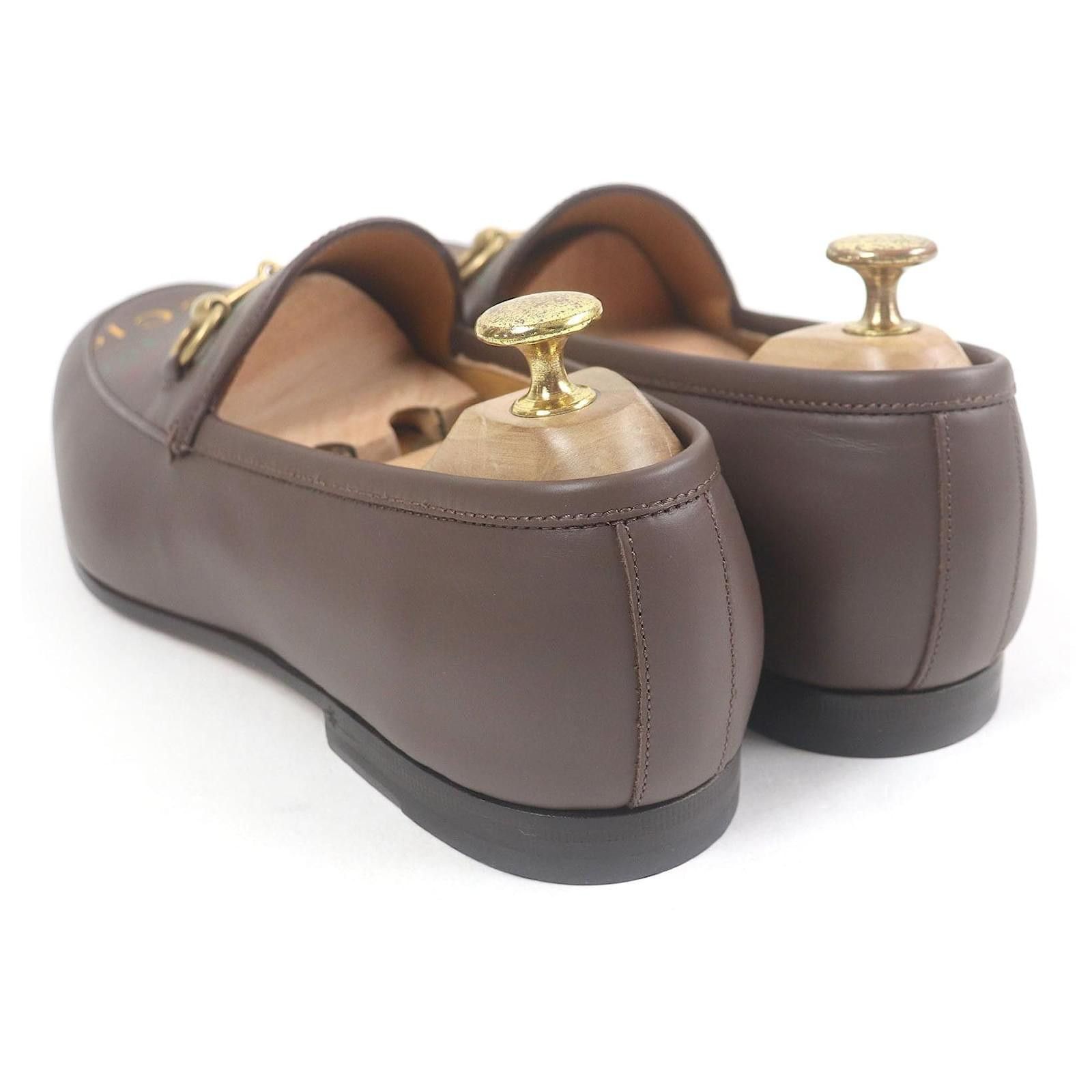 Gucci oc11z1025 Men's Gucci 100 Loafers in Brown Size US 6.5 / EU 39-40 - 6 Thumbnail