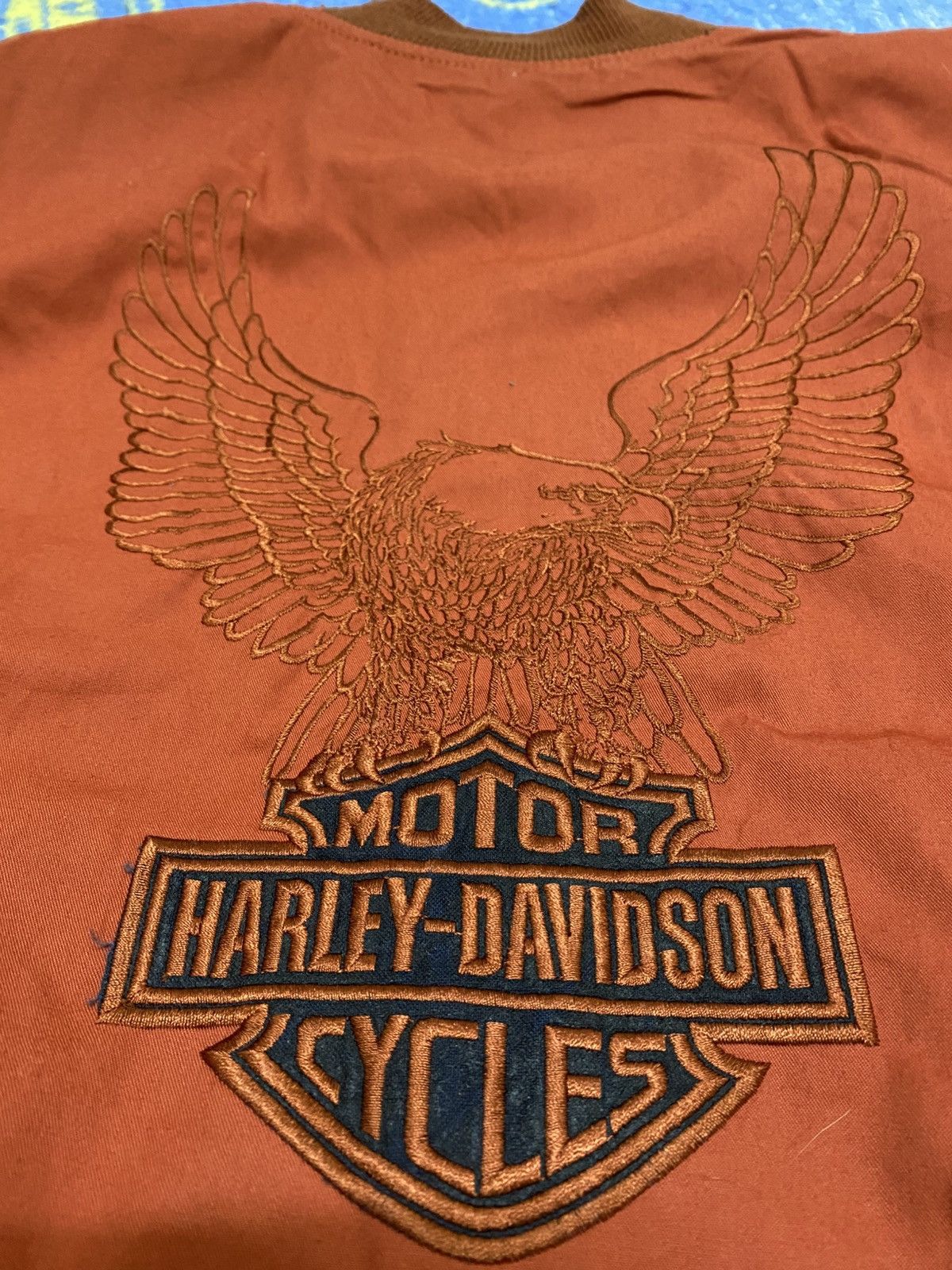 Harley Davidson HARLEY DAVIDSON Reverseable Bomber Jacket Big Logo Size US M / EU 48-50 / 2 - 12 Thumbnail