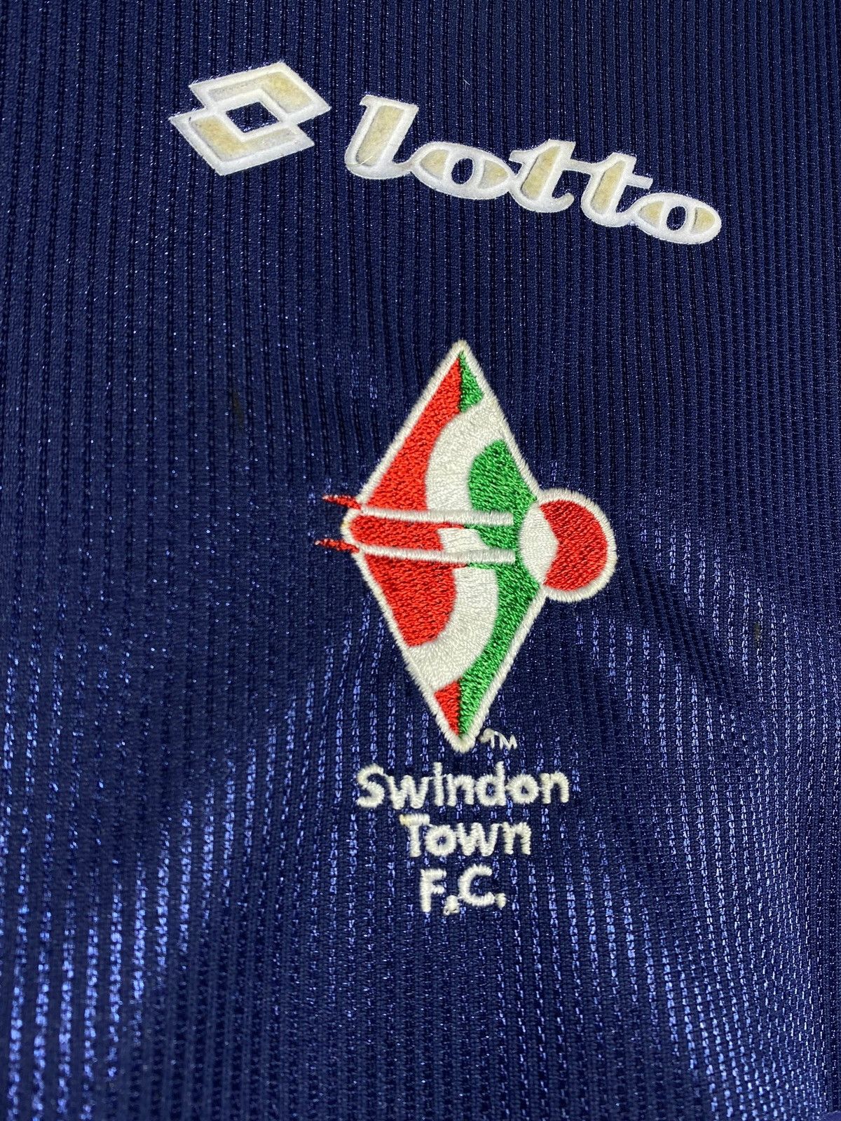 Vintage Vintage Lotto Swindon Town 1999 Away Football Shirt Rare Size US XL / EU 56 / 4 - 7 Thumbnail