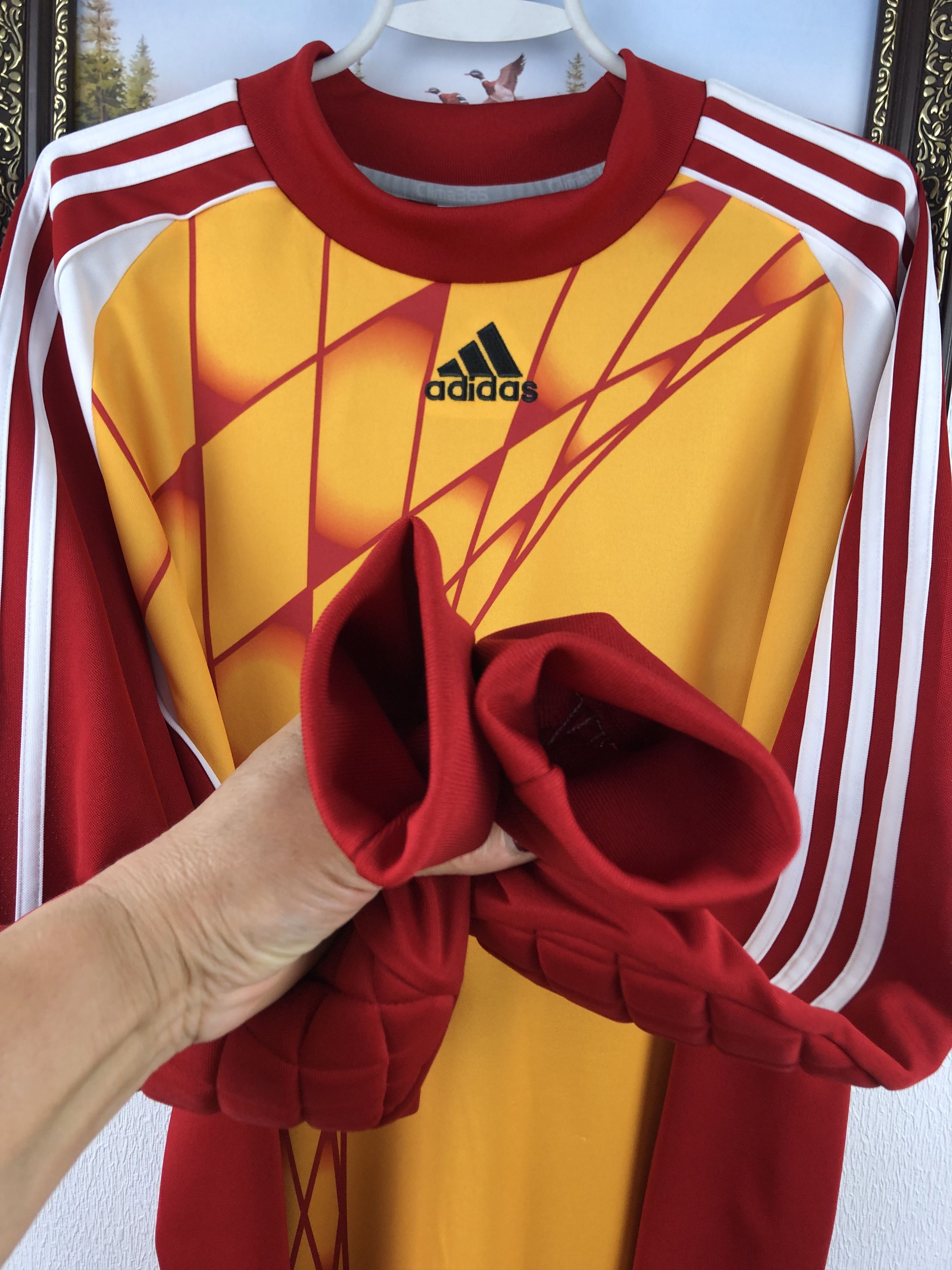 Adidas Vintage Football Goalkeeper Template Shirt Jersey Rare Size US XL / EU 56 / 4 - 7 Thumbnail