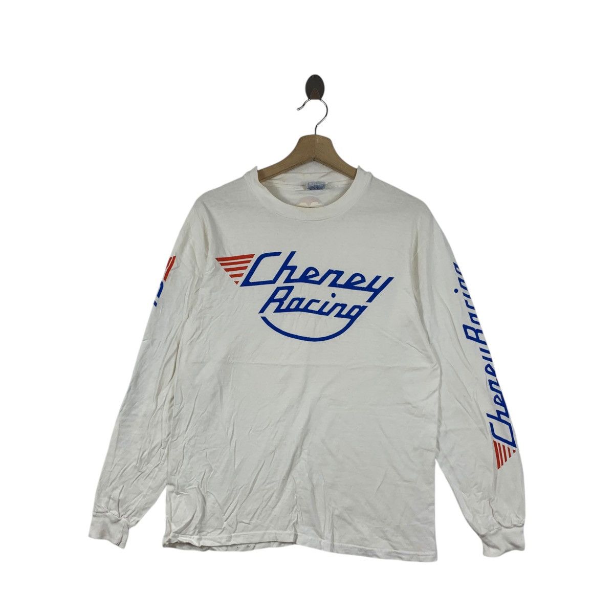 Vintage Vintage 90’ CHENEY RACING MOTORBIKES Metro Tee Shirt Top Size US S / EU 44-46 / 1 - 1 Thumbnail