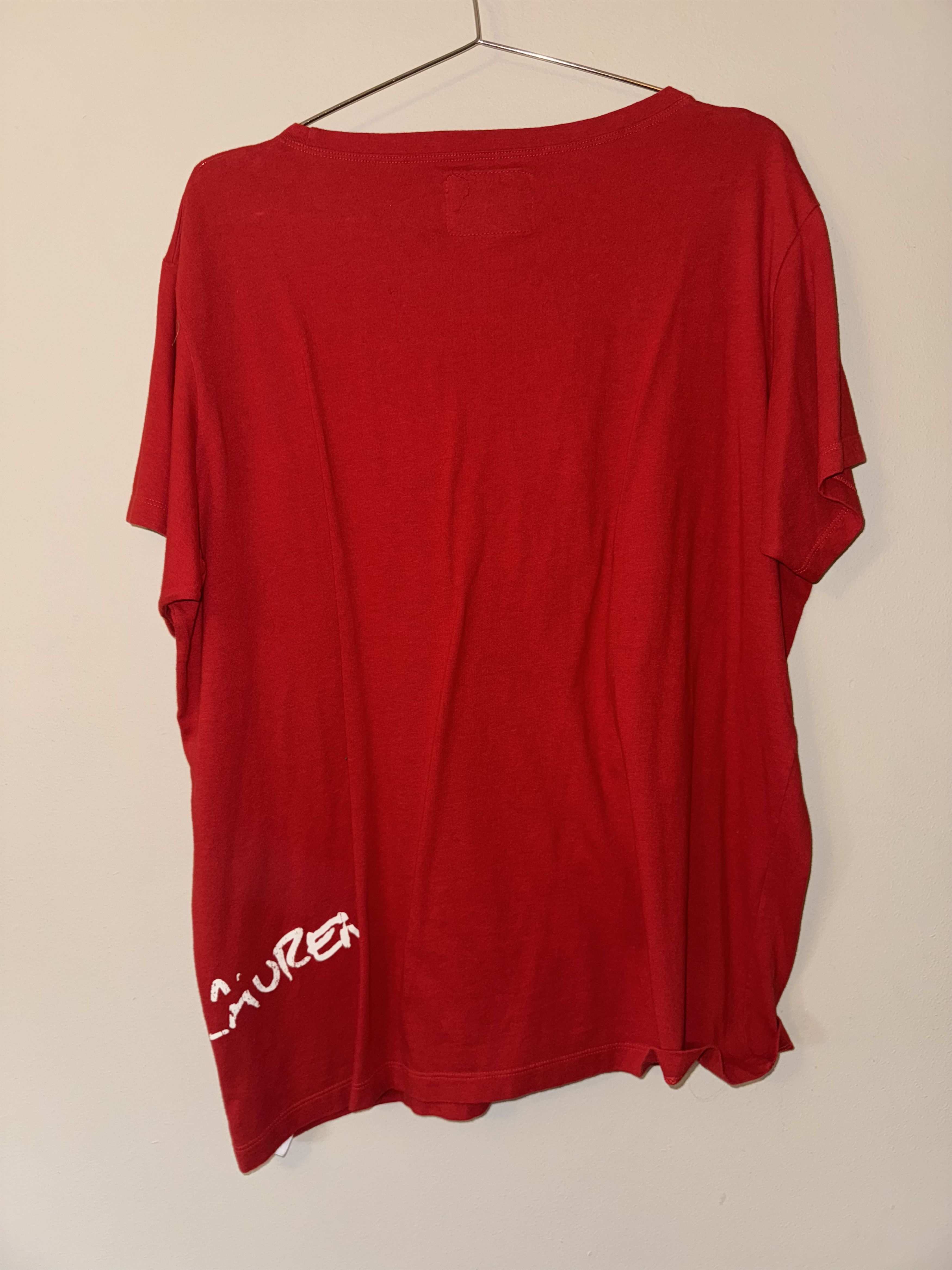 Greg Lauren × Paul & Shark Red Shark tee Size US L / EU 52-54 / 3 - 4 Thumbnail