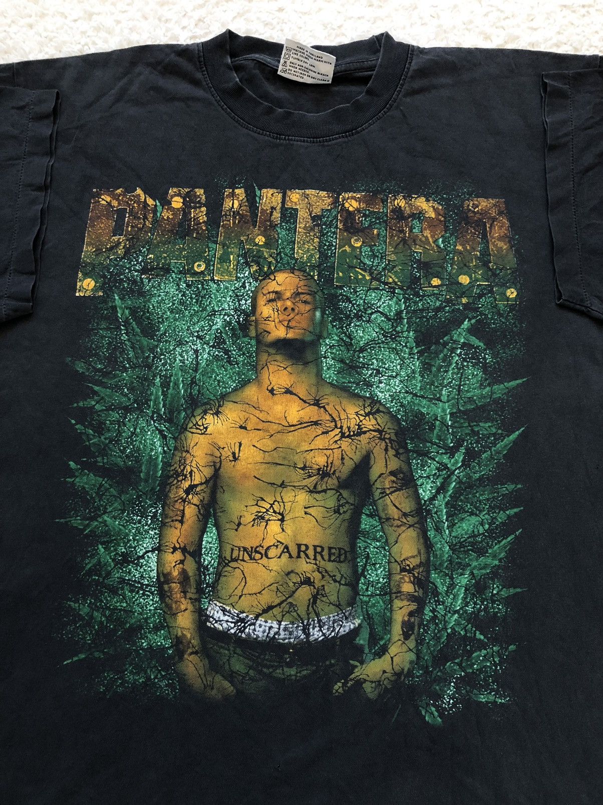 Band Tees Rare Tshirt Pantera Metal Vintage 90’s Single Stitch Size US XL / EU 56 / 4 - 4 Thumbnail