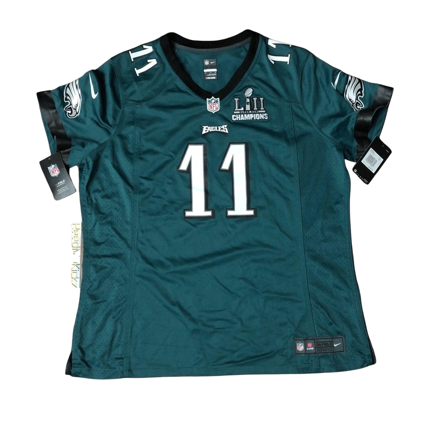 Nike Nike Philadelphia Eagles Superbowl jersey Wentz Womens 2XL Size XXL / US 16-18 / IT 52-54 - 1 Thumbnail