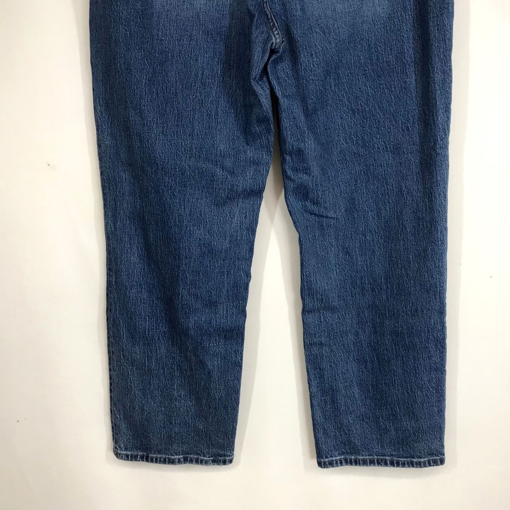 Vintage Flying Monkey High Rise Straight Jeans Medium Wash Women Size 13 Denim Cotton Blend Spandex 5-Pocket Button Zip N/A Size 34" / US 12 / IT 48 - 6 Thumbnail
