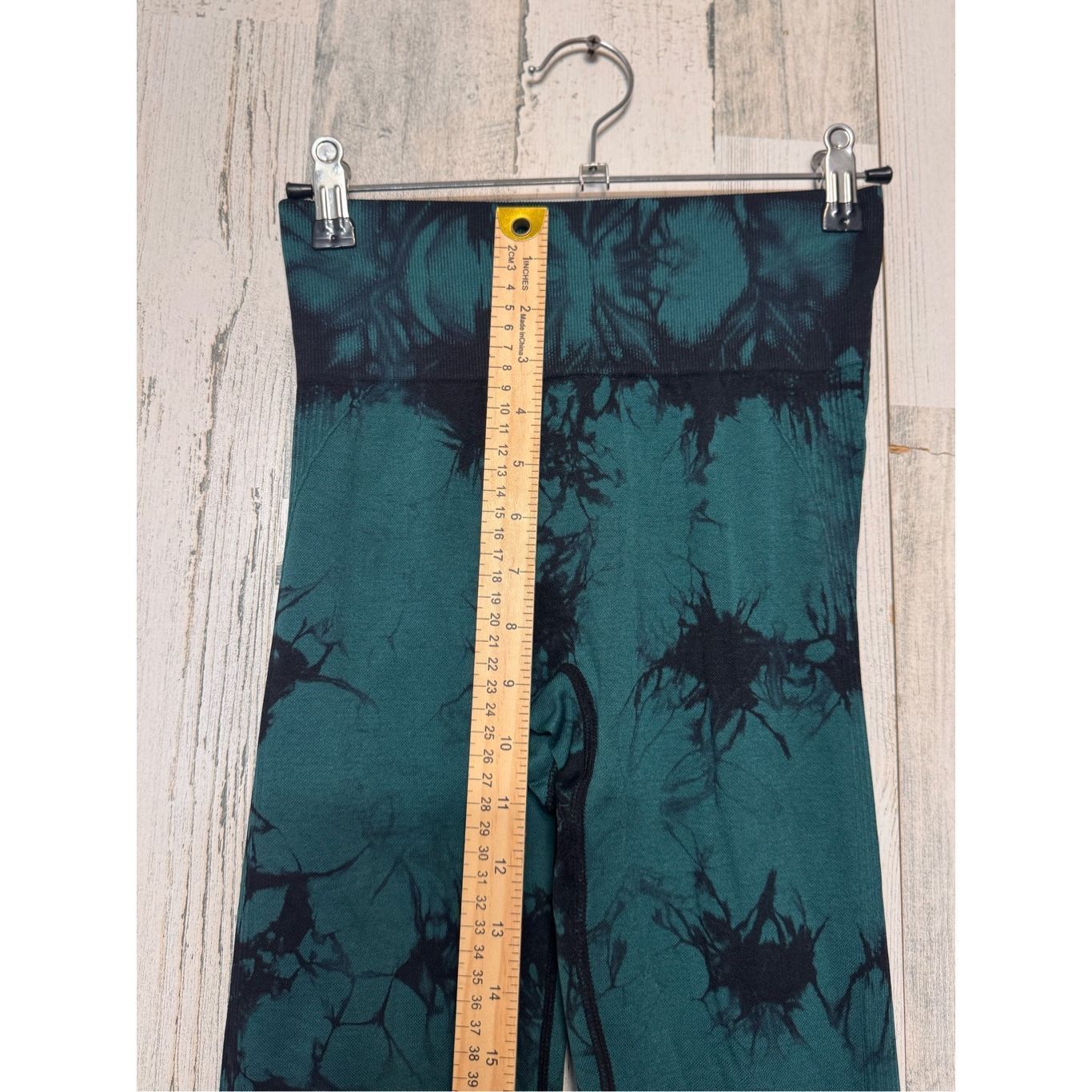 Other Green Black Tie-Dye Seamless High-Waist Leggings Women’s Siz Size 26" / US 2 / IT 38 - 6 Thumbnail