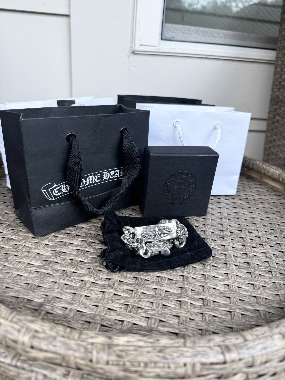 Chrome Hearts Chrome Hearts Floral ID Bracelet Size ONE SIZE - 13 Thumbnail