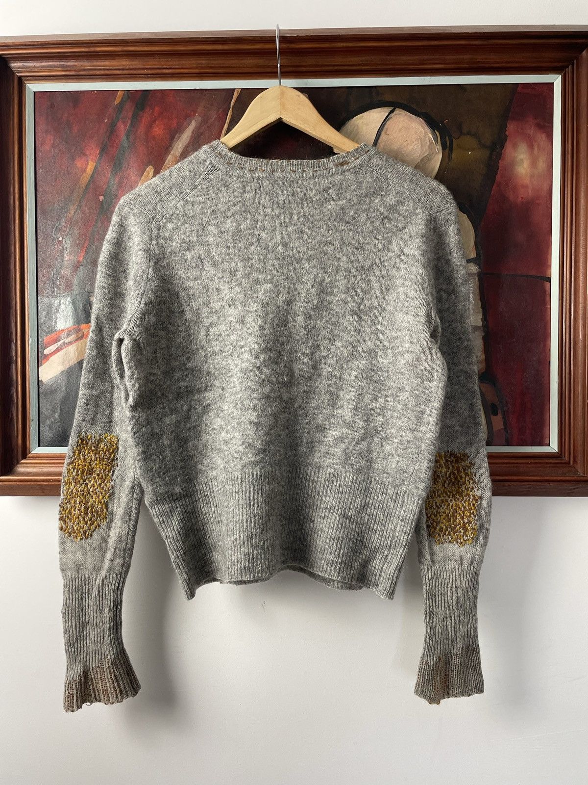Acne Studios Acne Studios Knit Sweater Mohair Wool Grey Women Designer Size S / US 4 / IT 40 - 2 Thumbnail