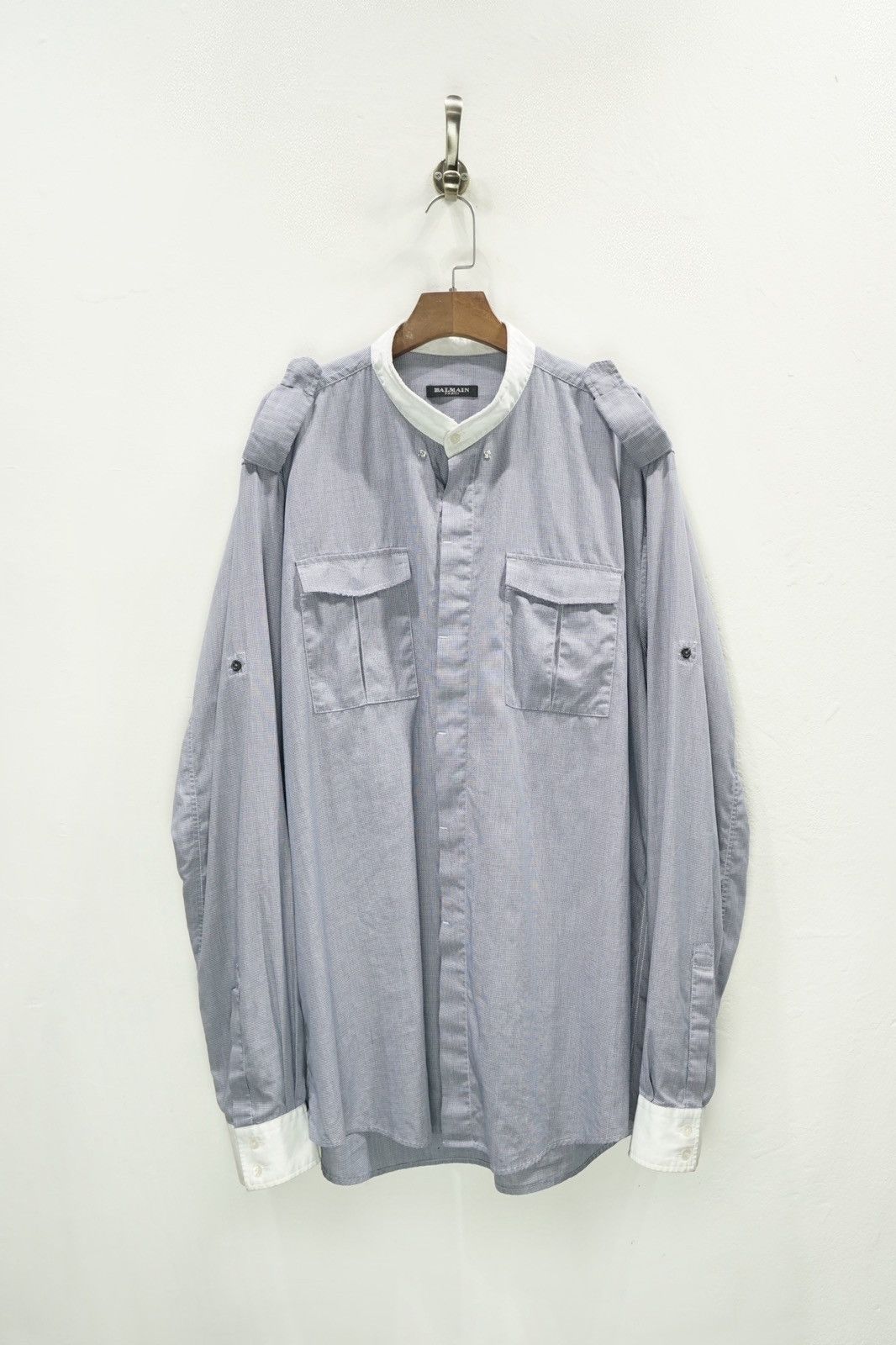 Balmain Balmain Runway Spring 2012 Safari Shirt Worn by T.O.P Size US M / EU 48-50 / 2 - 3 Thumbnail