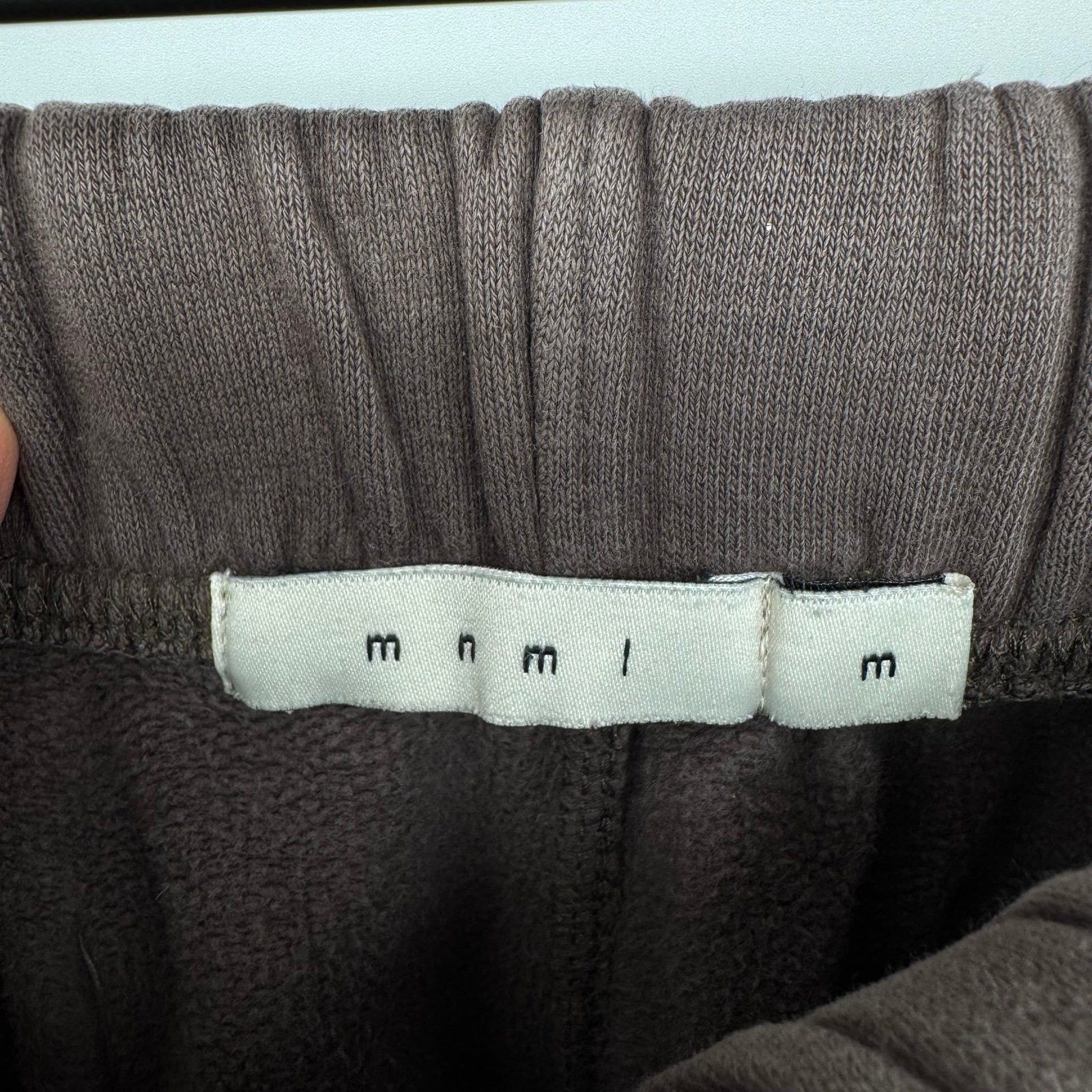 MNML MNML 4.5” Heavyweight Sweatshorts Men’s Medium Brown Drawst Size US 33 - 2 Thumbnail