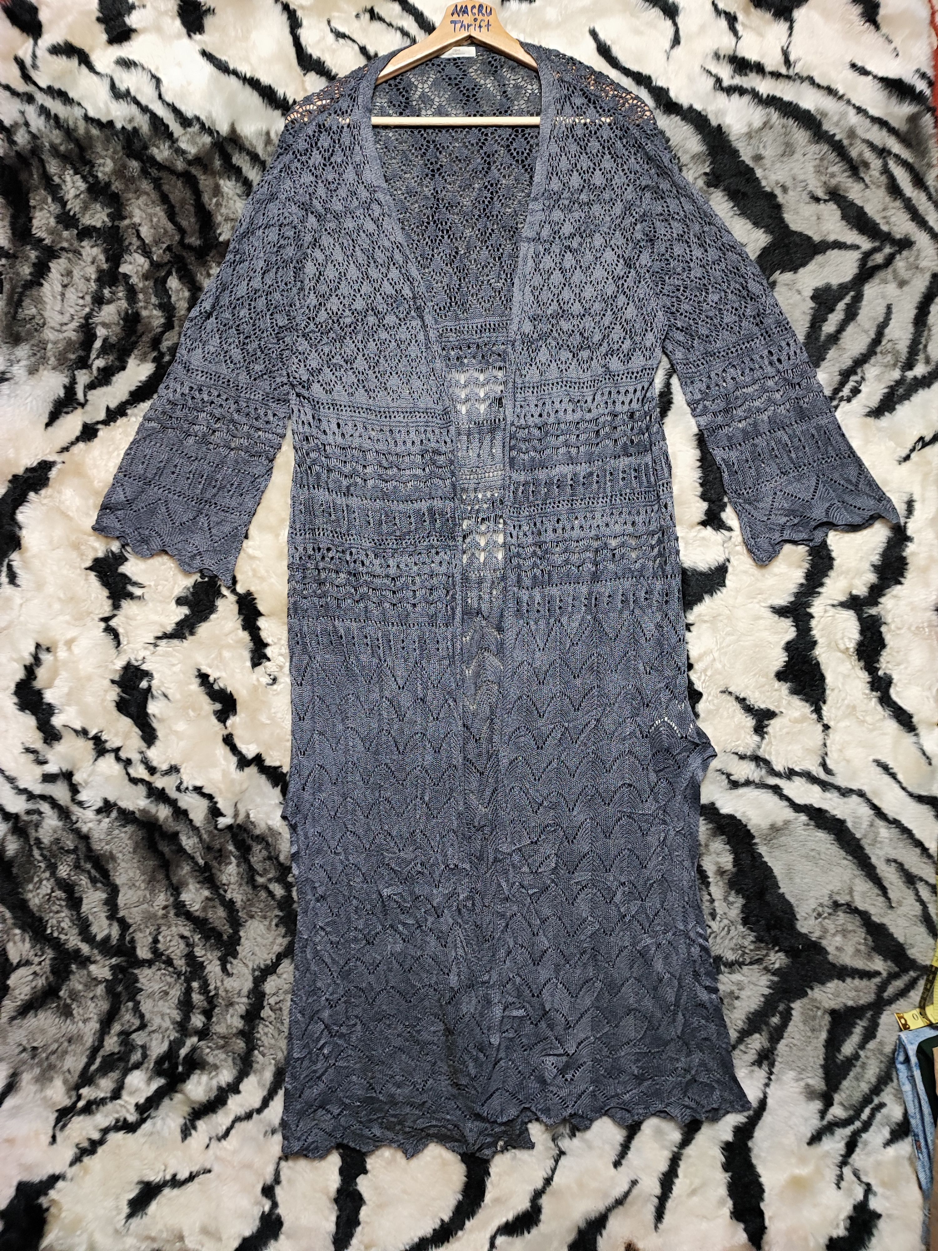 14th Addiction × Hysteric Glamour × URBAN RESEARCH DOORS Open Knitted Fishnet Grunge sweater Size ONE SIZE - 2 Thumbnail