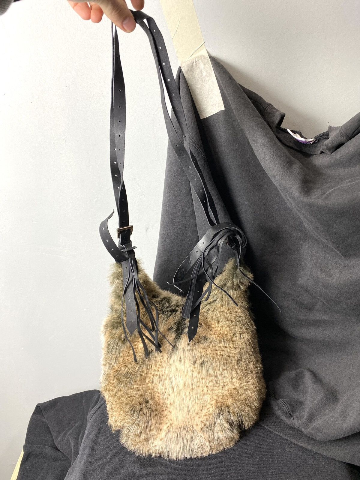 Vintage Vintage Fuzzy Mohair Y2K Bag Japan Style Size ONE SIZE - 11 Thumbnail