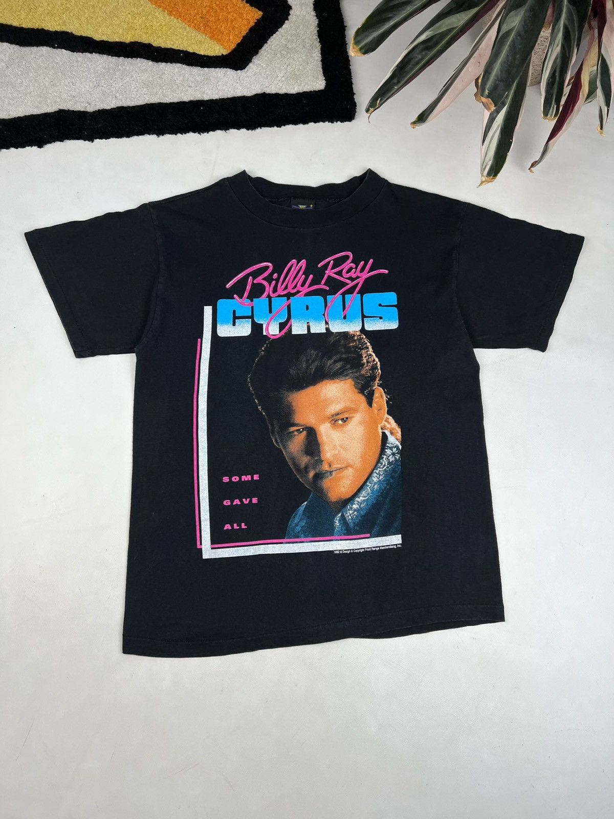 Band Tees × Vintage Vintage billy ray cyrus achy breaks heart gta vice city tee Size US M / EU 48-50 / 2 - 1 Thumbnail