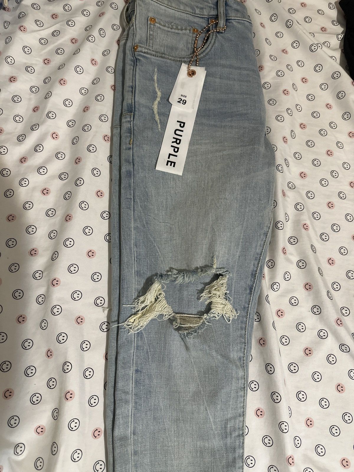 Purple Brand Purple brand distressed style NO.P002 Size US 29 - 4 Thumbnail