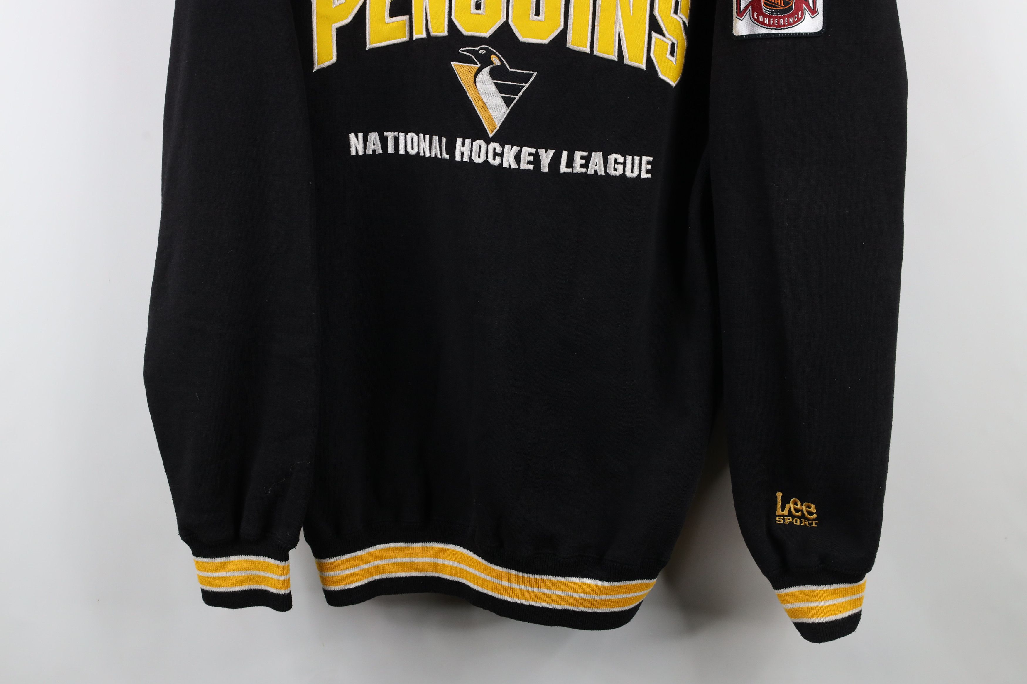 Vintage Vintage 90s Pittsburgh Penguins Hockey Crewneck Sweatshirt Size US L / EU 52-54 / 3 - 3 Thumbnail