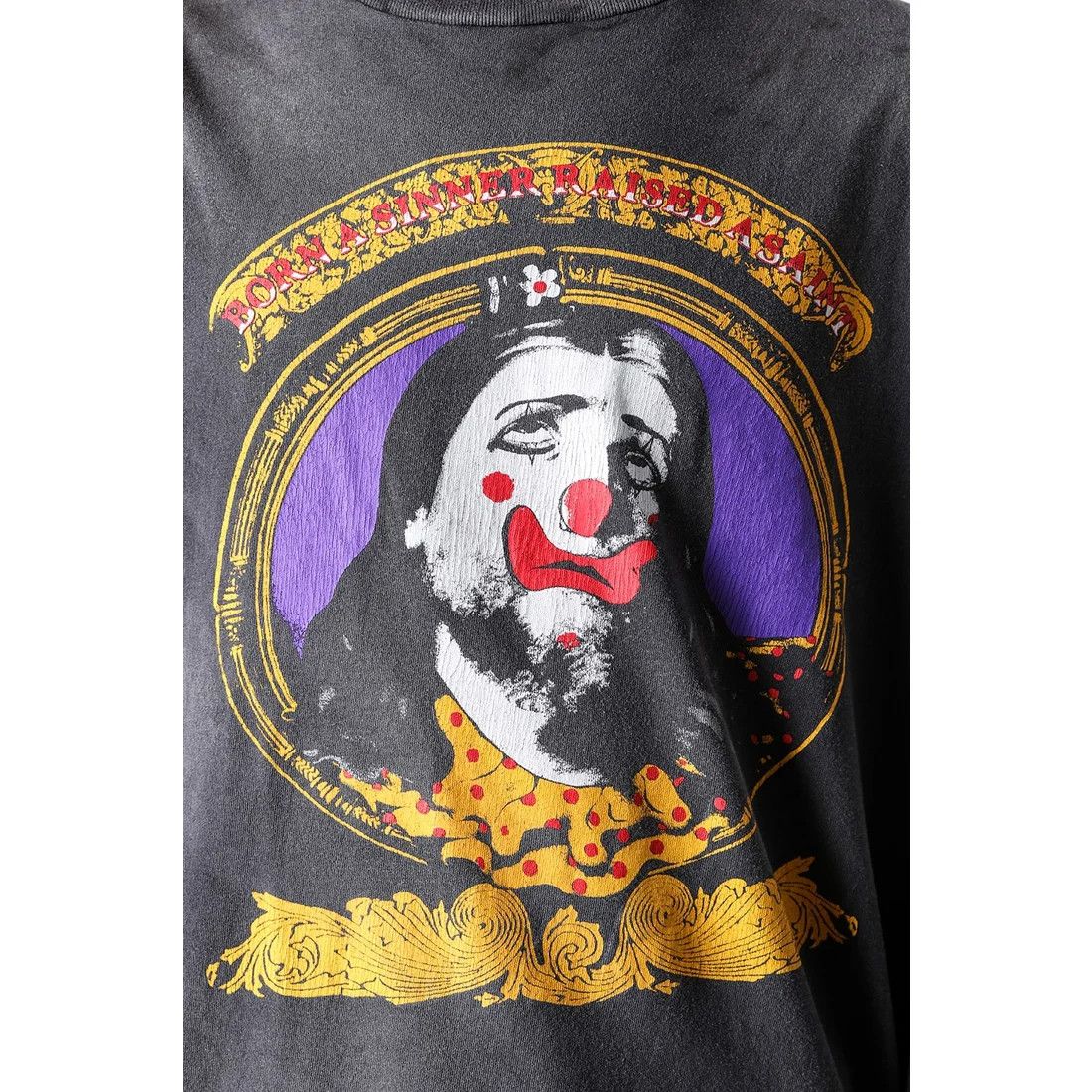 Saint Michael o1mle0326 Born Saint Long Sleeve T-Shirt in Black Size US M / EU 48-50 / 2 - 16 Thumbnail