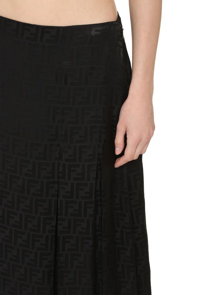 Fendi o1s1wg110925 Skirt in Black Size 27" / US 4 / IT 40 - 5 Thumbnail