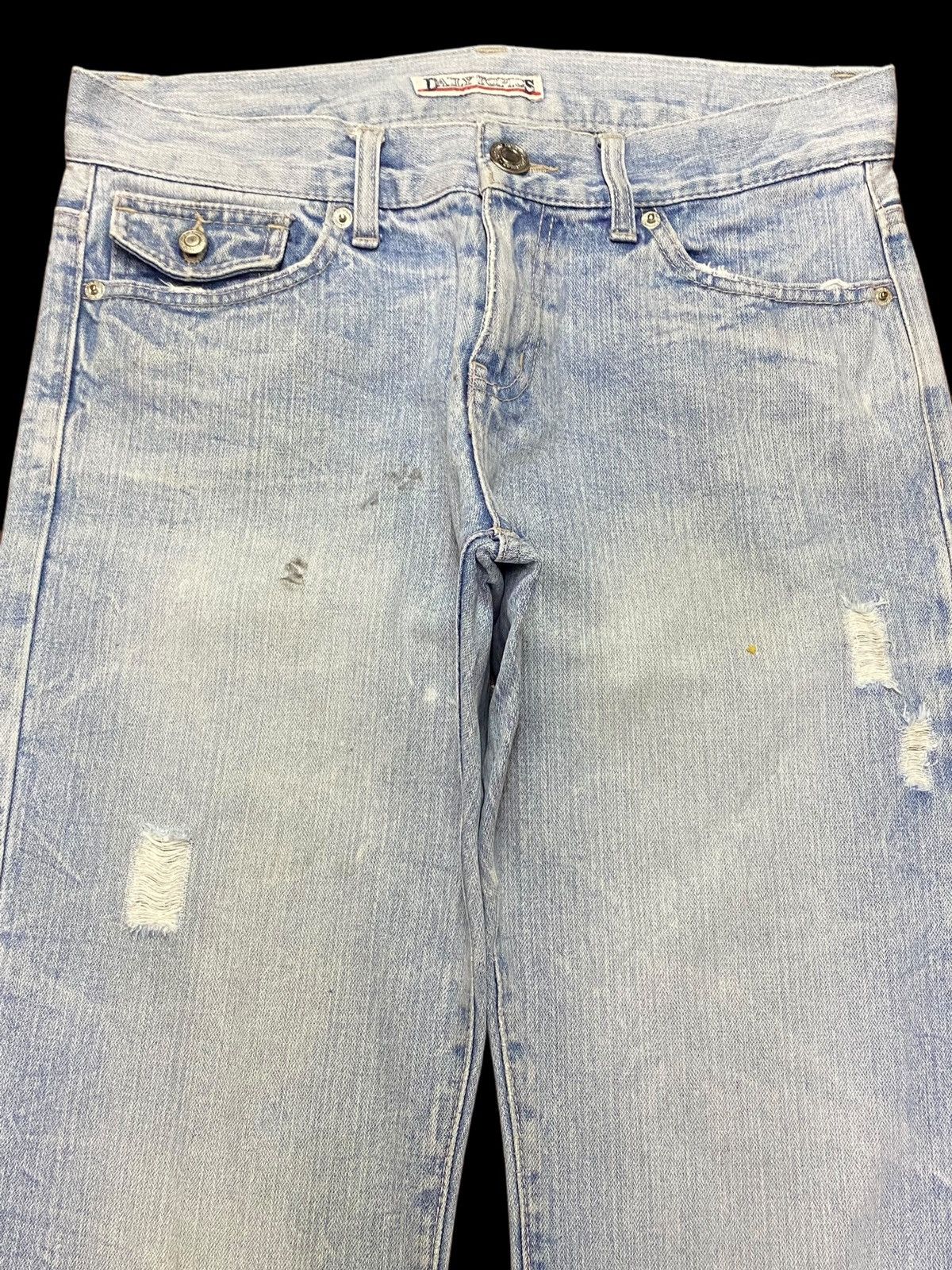 Japanese Brand Vintage Japanese Brands Faded Thunder Bootcut Jeans Size US 31 - 3 Thumbnail
