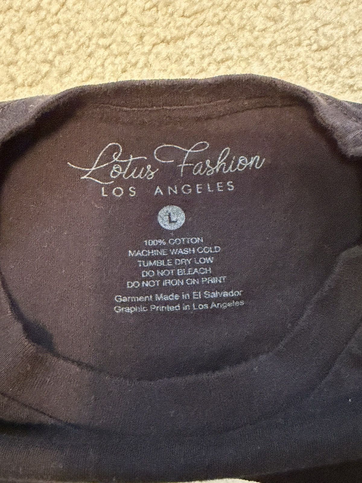 Other Lotus Fashion Los Angeles Smiley Face Lightning Bolt Tee Size US L / EU 52-54 / 3 - 4 Thumbnail
