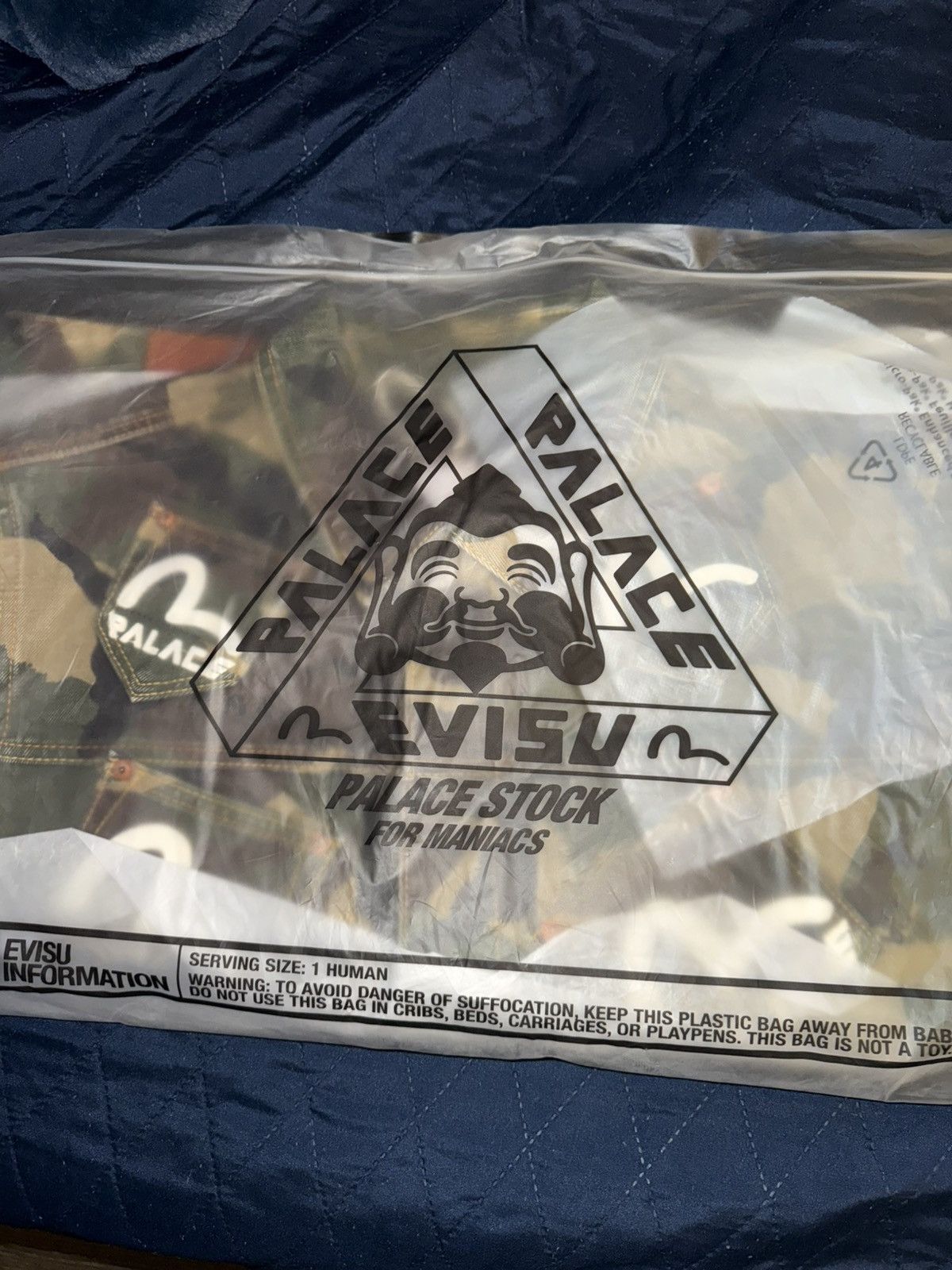 Evisu × Palace PALACE EVISU TYPE ONE DENIM JACKET CAMO Size US L / EU 52-54 / 3 - 7 Thumbnail